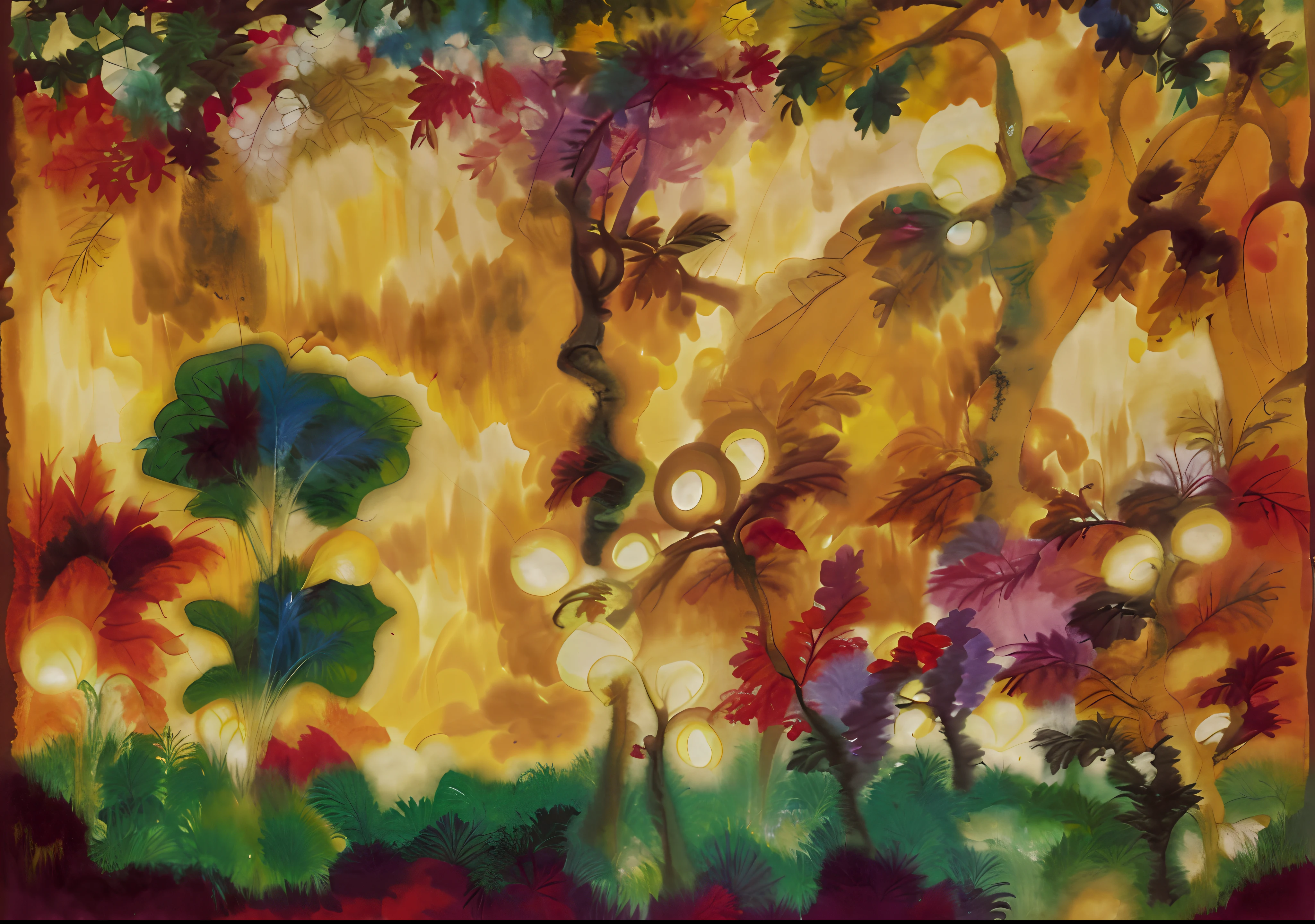 pintura de uma pintura de um grupo de pessoas em um campo, textura abstrata do tecido da pintura, impasto em camadas, Impressionismo abstrato, inspirado em William Langson Lathrop, oil paint impasto relief, pintura abstrata. 8k, inspirado em Georges Seurat, inspired by Édouard Vuillard, thick drip texture of oil paint, semiresumo