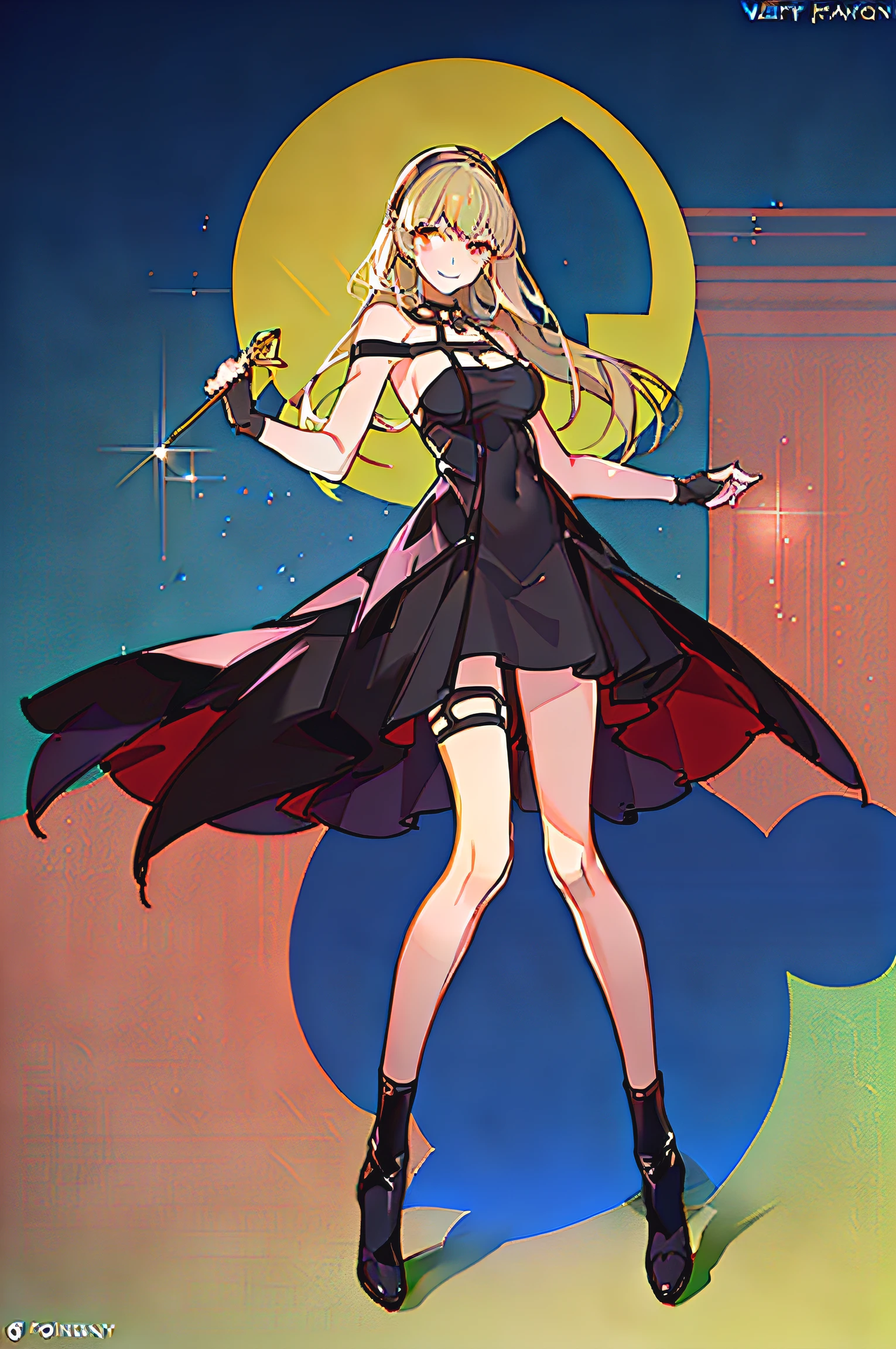 long whitr hair,Glowing girl,Very lively,Whole body diagram,Smile cheerful, sunny and confident,Wear boots