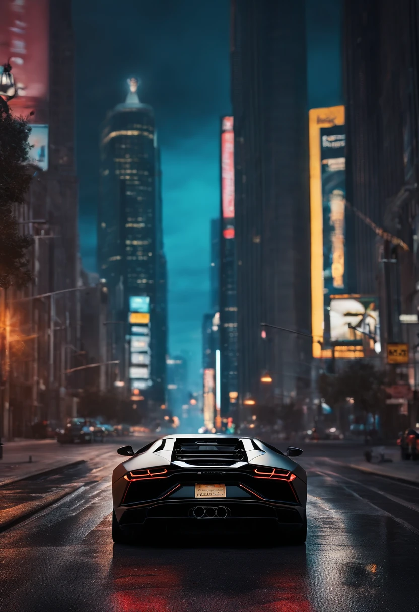 a close up of a lamborghini car parked on a city street, wallpaper mobile, cinematic poster, phone wallpaper, like matrix, motivational poster,black color lamborghini car, money raining from the sky,cinematic 4 k wallpaper, cinematic 4k wallpaper, matrix lut, poster!!!, gta v poster style, automotive photography, cinematic matte illustration, matte digital illustration, amazing wallpaper, matte painting movie poster, gta loading screen art, mobile wallpaper