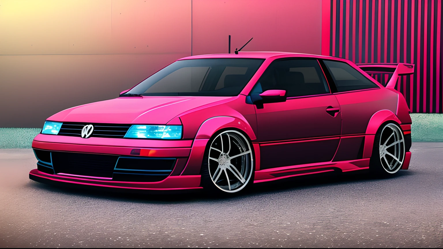 metalic [vermelho] e [Branco] [ picape car Saveiro cross Volkswagen tuning], Alcohol-based paint, formas fractais, fundo preto