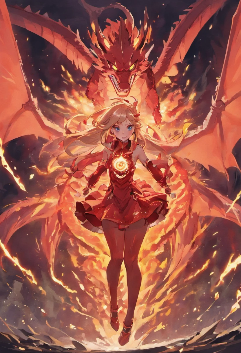 Dragon celestial dorado con ojos penetrantes de color rojo,primer plano soltando fuego de sangre por la nariz,escamas bulumetricas,alta calidad,8k,muchos detalles,paticulas de fuego,alas,4patas,garraz manchadas,oro,peligro,fuego,dientes filosos,dragon gigante,colosal,amenazante,imponente
