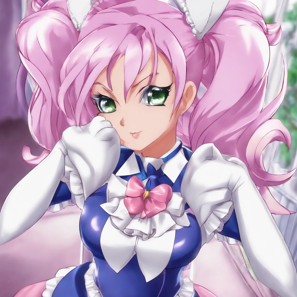 Evil Pretty Cure. female solo. Latex and stocking costumes. The sheen.