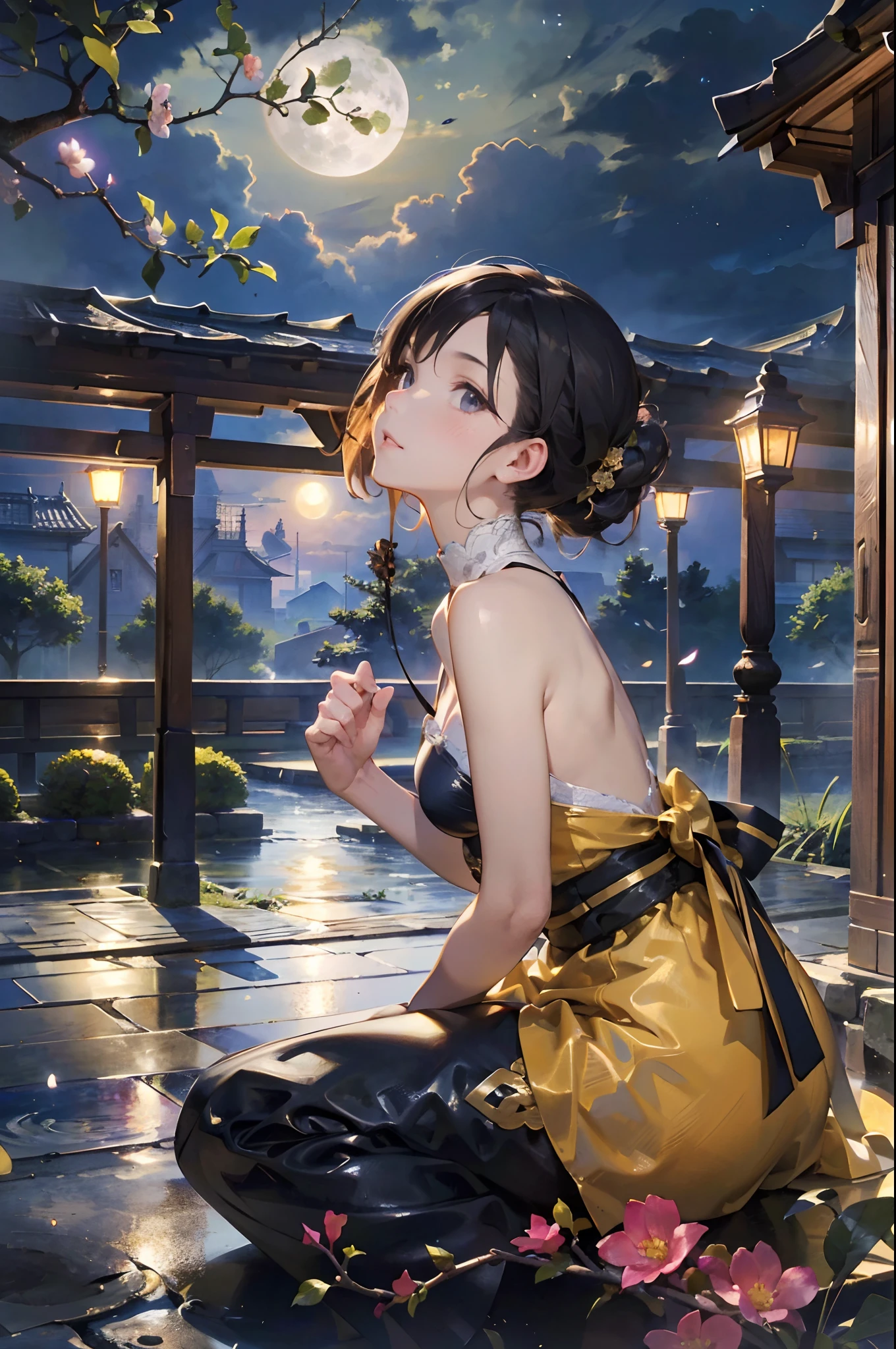 meticulously intricate Pro-photorealism angle below-close 3 wet Japanese clothing kimono sideboob obi sunflower hairstyle short interior Agathe ornament keys discreet diamand yellow-saffron delicate faces expressive cheekbones effects glowing pompette turquoise great ultra-beautiful eyes lazuli opal open mouth teeth smile (detailed high skin: 1.3) suave athlete:1.3 attractive jacket:1.3 open shoulders:off lace:1.3 white shirt:1.1 open clavicle sleeves:1.3 papillotes: 1.3 white silk (ratio four fingers and one inch) satin large pointed breasts drooping:1.3 pointed spread covered corsait:1.3 strange felts seams "Ghibli Studio" navel skirt:1.3 wide fringe swinging spinel belt1:4 thick chastity padlock soli pubic leathers:1.3 visible pubic hair1:3 covered thighs covered garters:1.3 legs boots:1.3 solid voluminous black furs abundant lights illuminations luminescences depths reflections optimal resolutions maximum ultra precise perfections Lightnings contrasts global illuminations cgi vfx sfx reflex ultra details Octane made extreme enhanced graduated UHD XT3 16K DSLR HDR UnrealEngine5 romm rgb pbr 3dcg fxaa blu-ray colors-coded backlighting anti-aliasing fkaa txaa rtx ssao opengl-shaders glsl-shaders post-processing post-production cell-shading tone-mapping obscure Crystalline DoF robot female "Heavy Metal" dark navy metallic familiar Pole-Dancing Magic water drop of water fountains Drink beer wheels slide "Buck-Beer" transparent mirror scepter summons snake-fractal ruby occult earth (Magic Disco=Ball fullbodye Earth blooms:1.3 graduated heart hearth earth blooms:1,0.3 Tourmaline) dramatic paper lantern background outdoorsreflection Pool marbles paddling pool "Water Falls" water drop of water equirectangular 360" masterpieces (Guweiz and James Jean) tattoo CGSCOSITY (Bruce Weber model Feminin) night full moon mountain raw nsfw:1.3 varied etc.