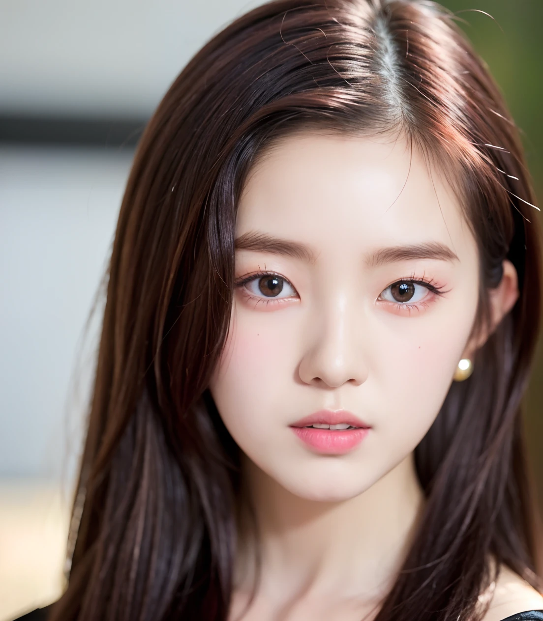 realistic ,masterpiece, best quality, girl, woman, highres, portrait, photo_light, {{}}, ulzzang-6500-v1.1:0.8