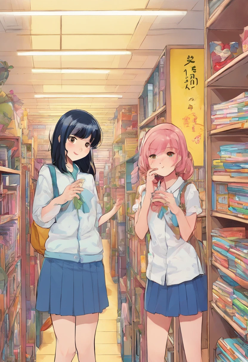 Two junior high school girls、I have a huge penis growing、masturbation