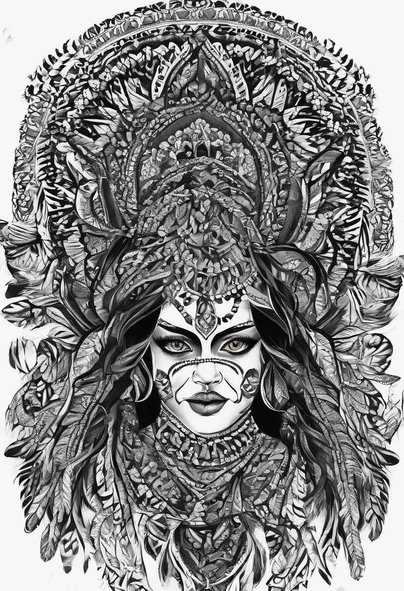Tattoo design trishul