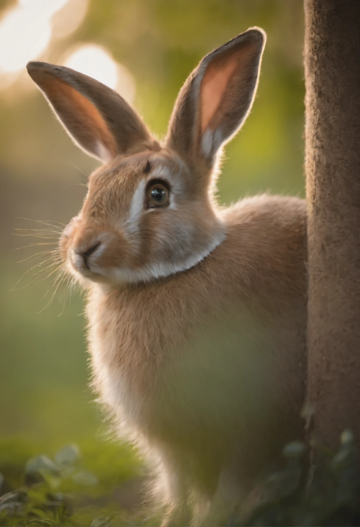 Lila is a cute hare who lives in the enchanted forest. Ela tem, soft ears that always move when she's curious. Their coat is the color of cotton candy, um rosa suave e fofo, e seus olhos brilham como duas estrelas