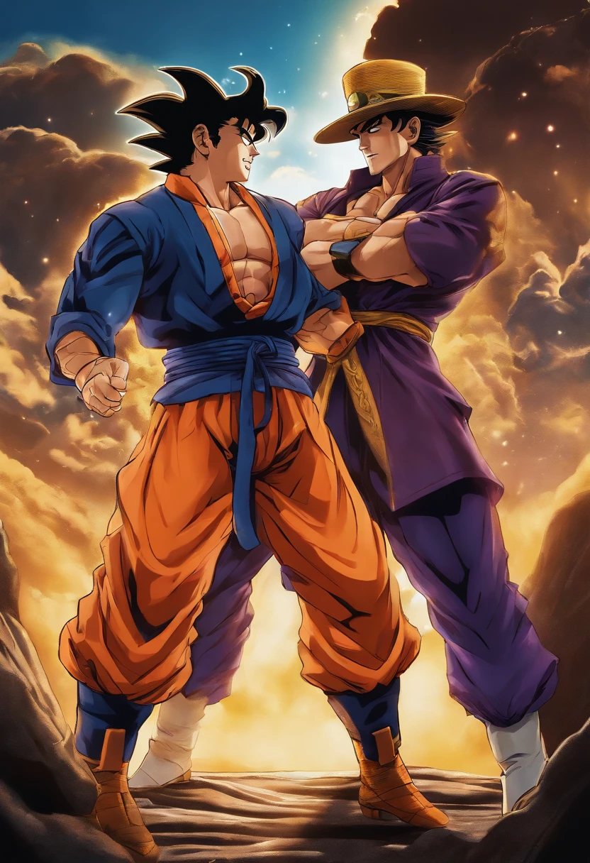 goku vs jotaro