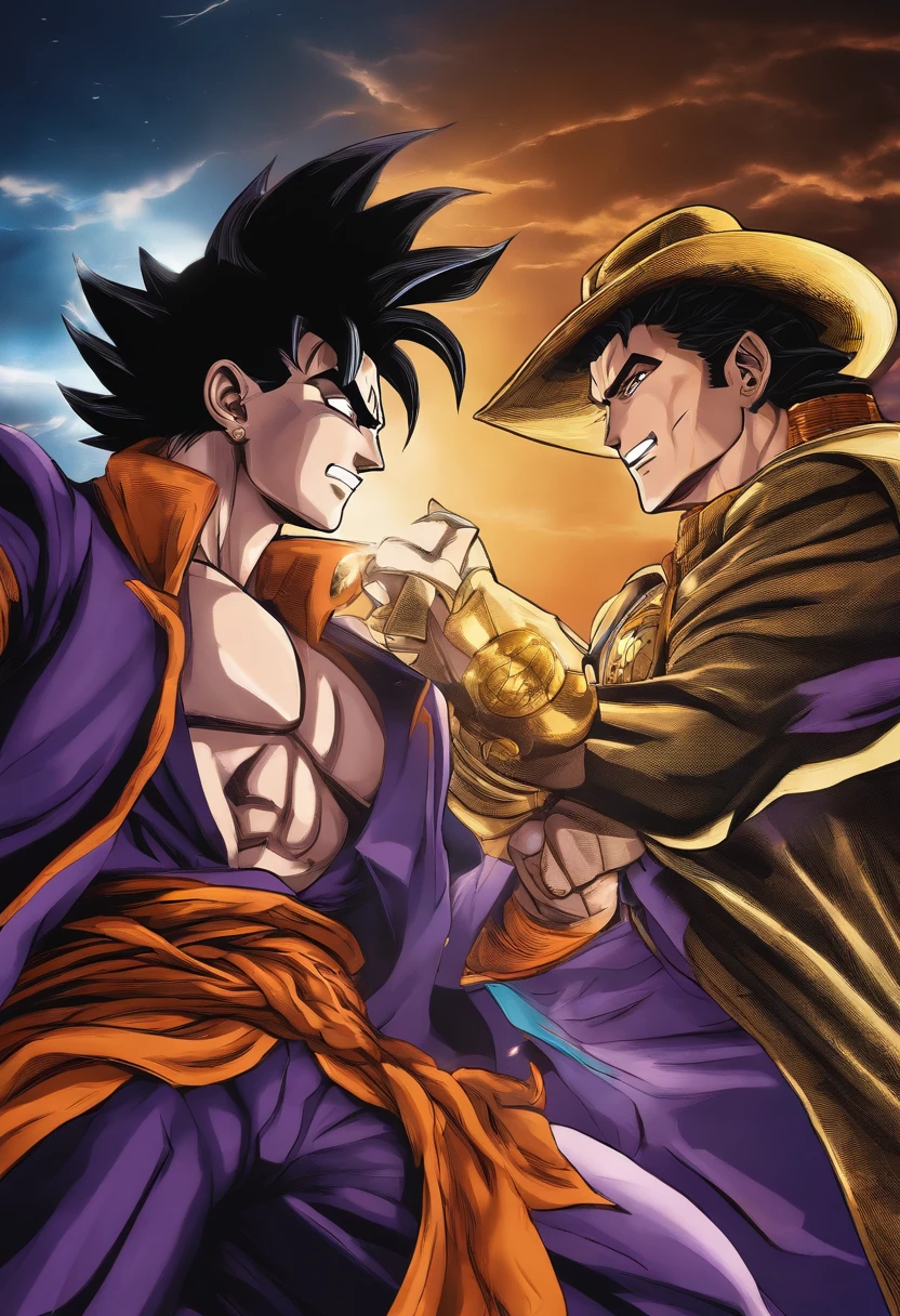 goku vs jotaro