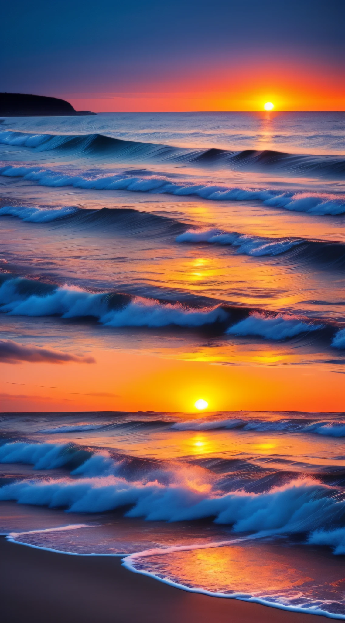 Sunset seascape epic wallpaper