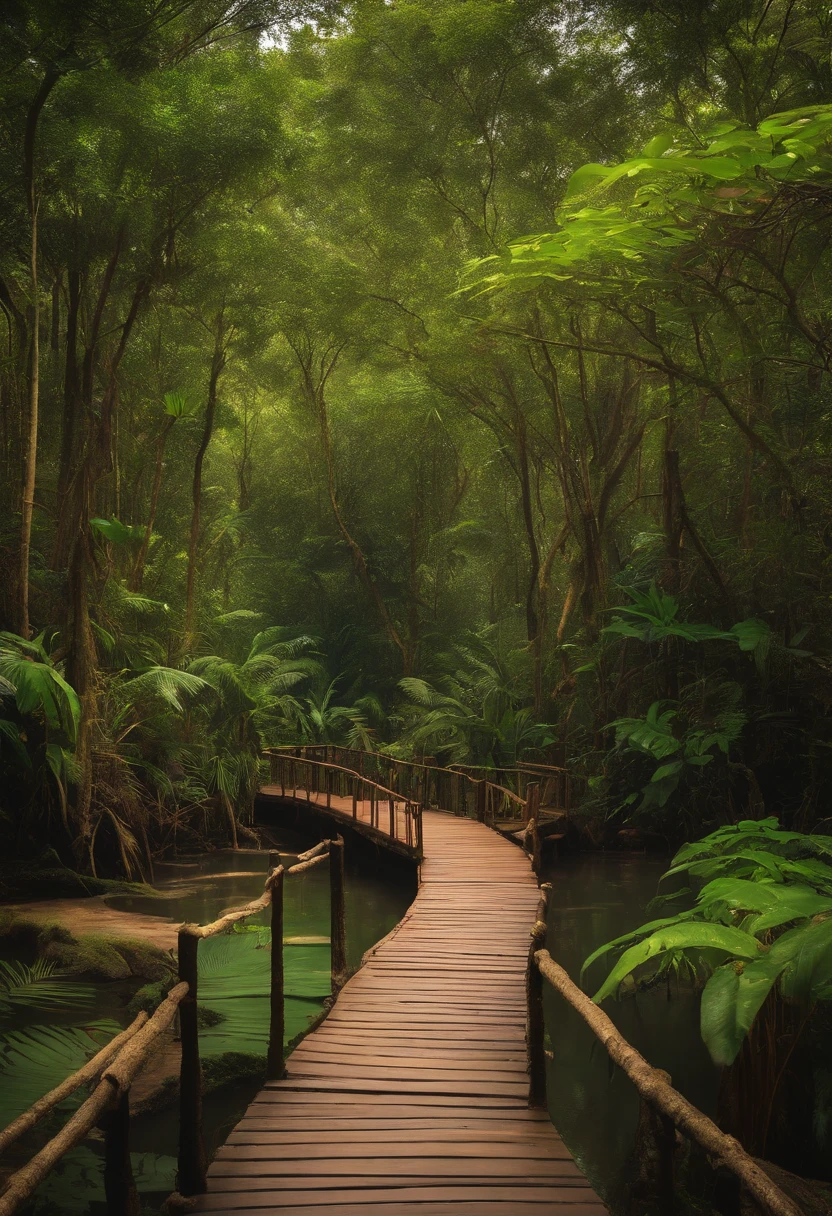 desenho floresta amazonica