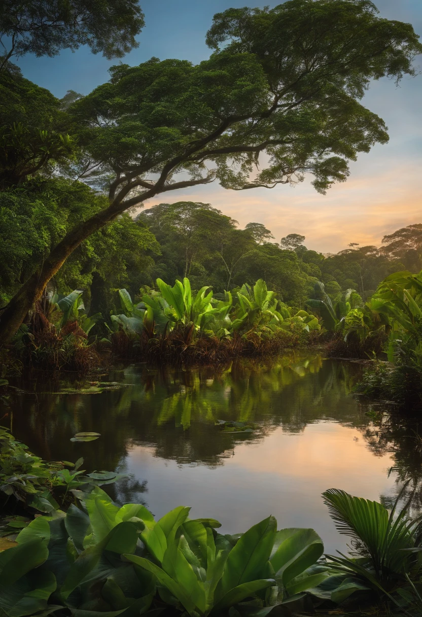 desenho floresta amazonica