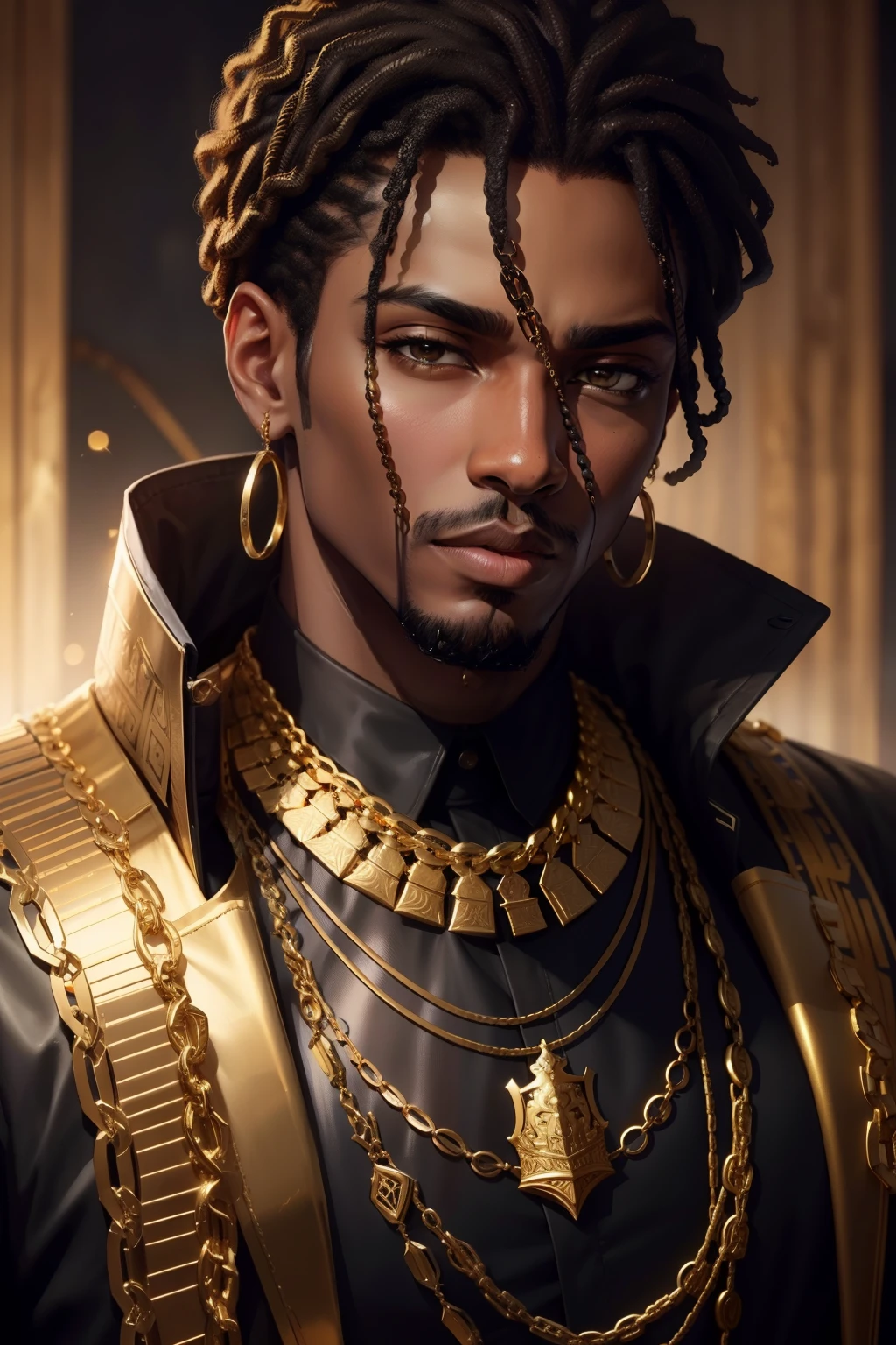 black kings in gold chains 