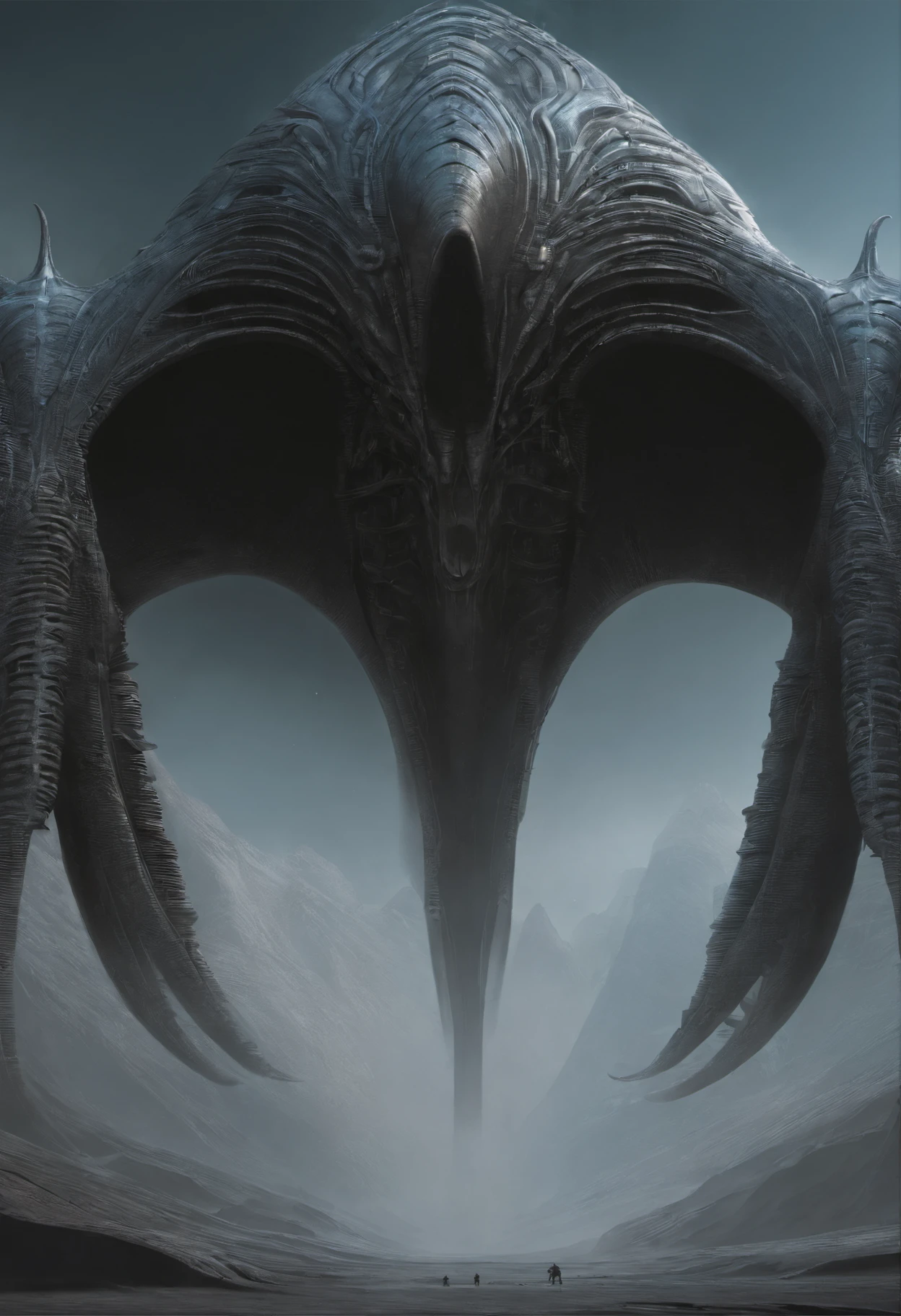 arte de Wayne Barlowe, arte de hr giger, detalhada, sharped image, renderizado, 8k, rim light, close-up, a coisa, horror corporal, cartaz, hdr, intricado, Geometric symbol , mistico ,alien, cartoon