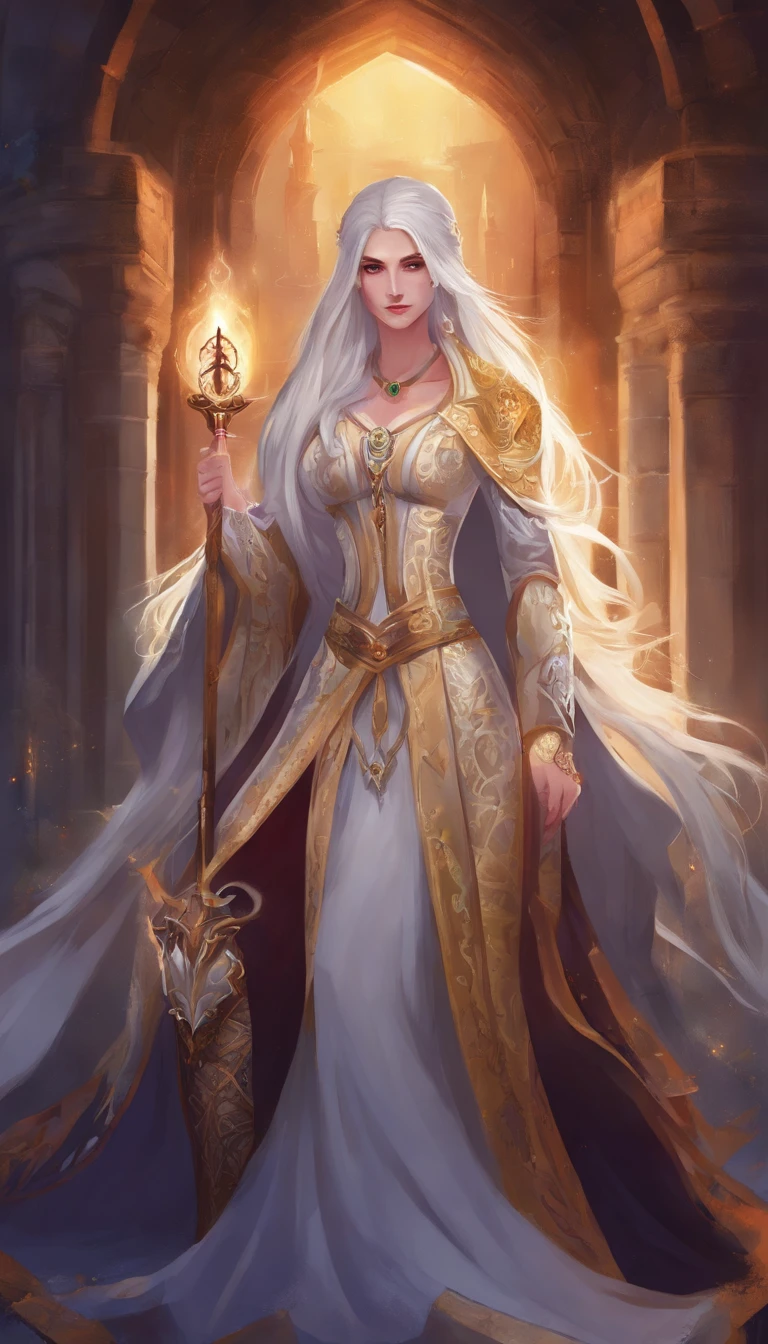 ((tmasterpiece)),(Best quality at best),(A half body),Facing the lens,(ultra intricately detailed),(Highest definition),(8K),(Clean lines),(Perfect facial features,Perfect flesh),(Peerless beauty),(super gigantic breasts),lich,A Necromancer,the witcher,whaite hair,Pitch-black eyes,The scholar,The robes of the deceased,face expressionless,Pale skin,medieval times,the witcher,The undead,disarray,unholy,In the grave,frotting,Dark style
