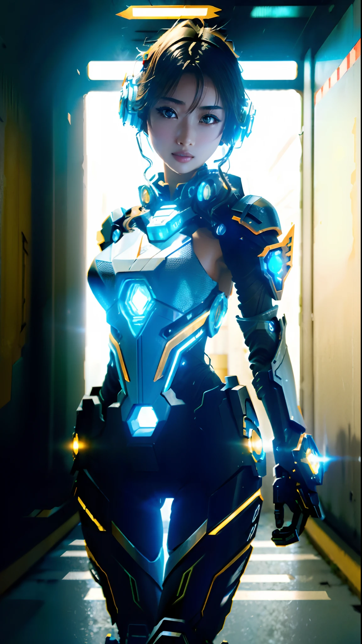 ((Best quality)), ((masterpiece)), (highly detailed:1.3), 3D,Shitu-mecha, beautiful cyberpunk women with her mecha in the ruins of city from a forgoten war, ancient technology,HDR (High Dynamic Range),Ray Tracing,NVIDIA RTX,Super-Resolution,Unreal 5,Subsurface scattering,PBR Texturing,Post-processing,Anisotropic Filtering,Depth-of-field,Maximum clarity and sharpness,Multi-layered textures,Albedo and Specular maps,Surface shading,Accurate simulation of light-material interaction,Perfect proportions,Octane Render,Two-tone lighting,Low ISO,White balance,Rule of thirds,Wide aperature,8K RAW,Efficient Sub-Pixel,sub-pixel convolution,luminescent particles,light scattering,Tyndall effect