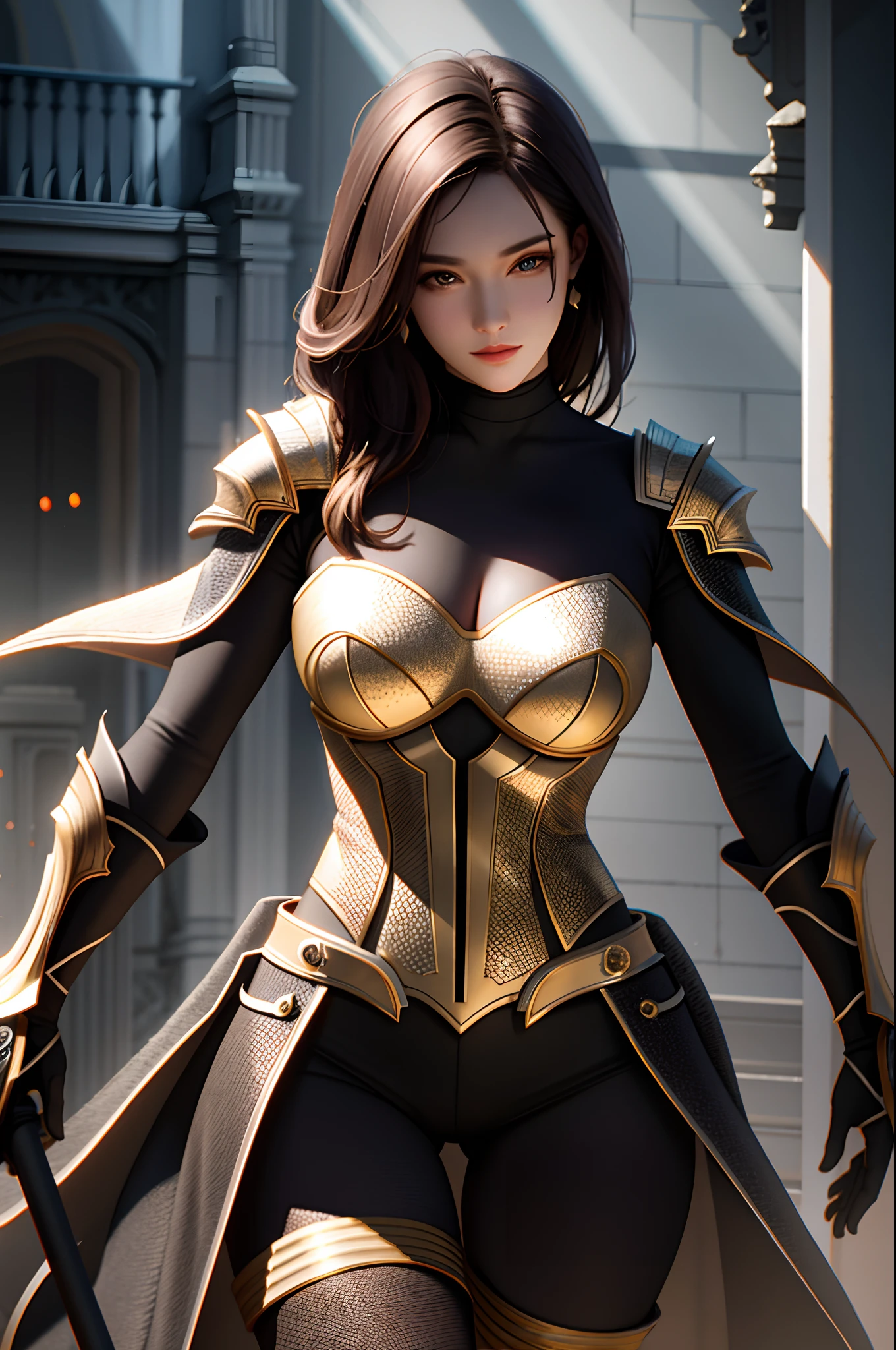 Masterpiece, Best Quality, High Quality, HD, High Quality Textures, High Quality Shadows, High Detail, Realistic, Cinematic Light, Side Light, Lens Vignetting, Ray Tracing, Sharp Focus,
