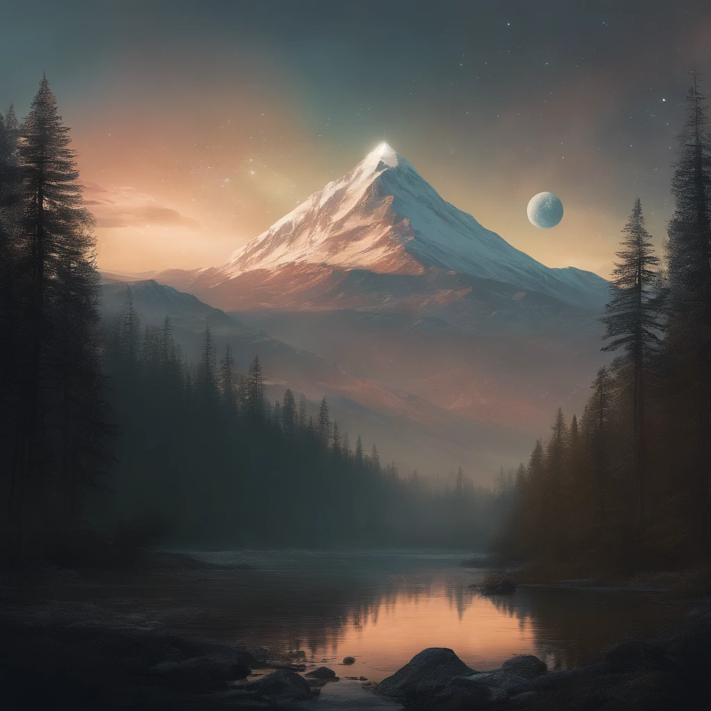 ((forest and mountain and starry sky with trip shape cloud)), space elevator, civilization, hi - tech building, Sci - fi movie,
(high contrast), (vector artwork), 2D flash game, (clean color), (clear boundaries), (bright colors), (morning or dusk sky),
(explicit), (extreme sharp focuss), ((masterpiece)), (best quality), (extreme details), fine art, silhouette, tidy style,
(Kurzgesagt style), by Kurzgesagt, (by Hiroshi Yoshida), (by Hasui Kawase), by Atey Ghailan, by Ismail Inceoglu