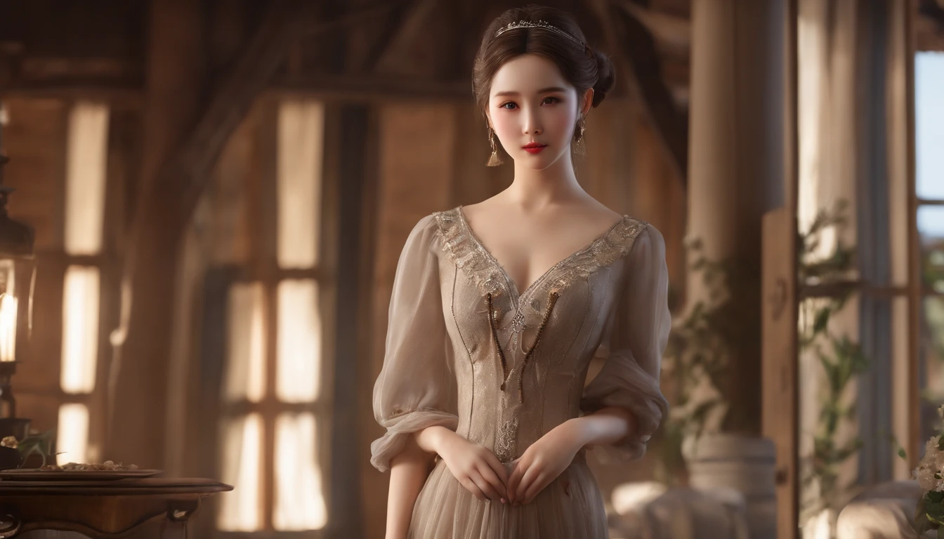 (8K、Raw photography、top-quality、masuter piece:1.2)、ultra-detailliert、ultra res、(realisitic、rialistic photo:1.37)、portlate、high-definition RAW color photography、Professional Photography、highly detailed and beautiful、ighly detailed、8K Picture Wallpaper、amazing detailed、huge filesize、Official art、Highly detailed CG Unity 8K wallpapers、highly detailed beautiful girl、extra detailed face、extremely detailed eye、highlydetailed skin、extremely detailed fingers、highly detailed nose、very detailed detailed mouth、Perfect Anatomy、细致背景、Detailed clothing、女の子1人、(20:1.2)、in her 20s、Cute little girl s、Realistic body、小柄、de pele branca、glistning skin、Slim body、A dark-haired、((short-hair))、((poneyTail))、(bluntbangs: 1.2)、kawaii、zora々Right、kawaii faces、Lifelike face、Delicate eyes、Sauce order、((Extra large shirts for men))、(((no-bra)))、(((fullnude)))、((Not wearing pants))、((Plain feet))、((FULL BODYSHOT))、耳Nipple Ring、Looking at the camera、cowboy  shot、front facing、standing athletic pose、Contrapo、动态照明、C cup milk、