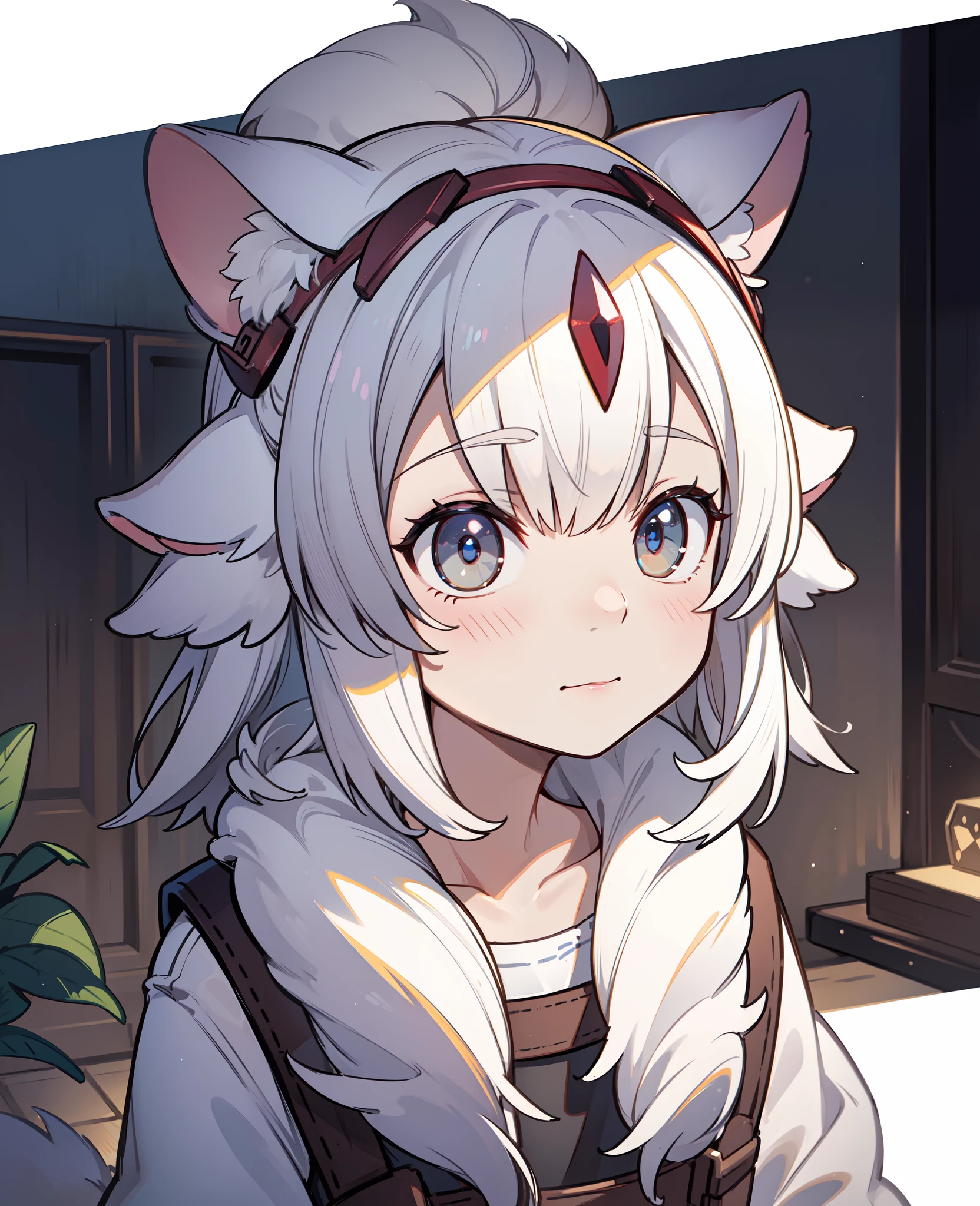 (photorealistic:1.4), (best quality:1.0), (ultra highres:1.0), 8k, spiderwickwikia, paper, drawing of faputa \(made in abyss\), cute face, fluffy, furry body, covered in furr, baggy pants, faputa