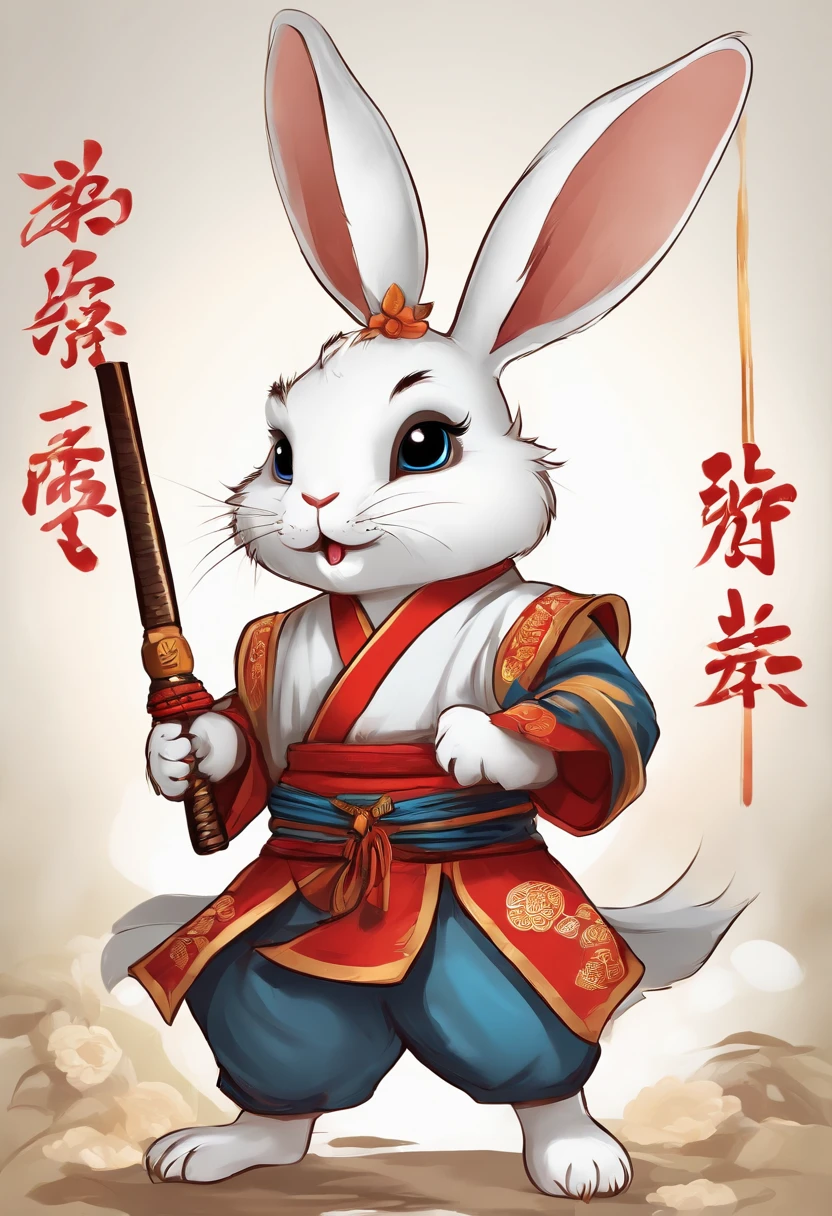 White rabbit，chariot，smoke of gunpowder，blasts，battlefiled，火焰