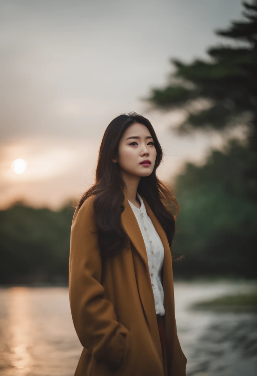 Portrait of a beatiful korean girl