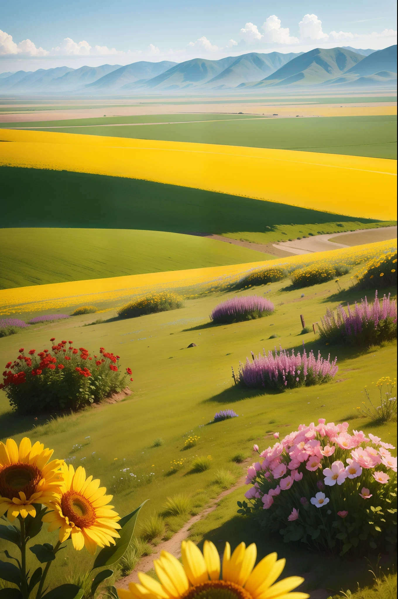 The most beautiful flowers on the steppe