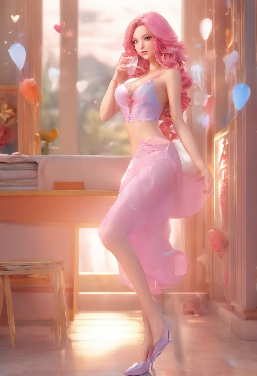 Full body lotion,Lingerie transparent,Incomplete,Spread your legs apart,Slim waist,Bright eyes,浴室,huge tit,Wet a person,Pink hair,Blue eyes,femele,Raised sexy