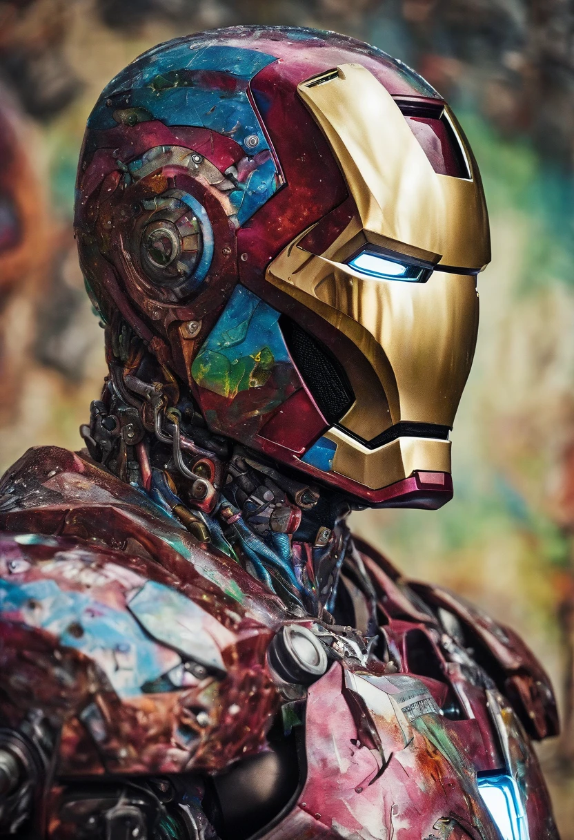 (ironman:0.8) Colorful surrealismSurrealism, Hitch (KC16-1000-SD1-5:0.3)  style-bridal