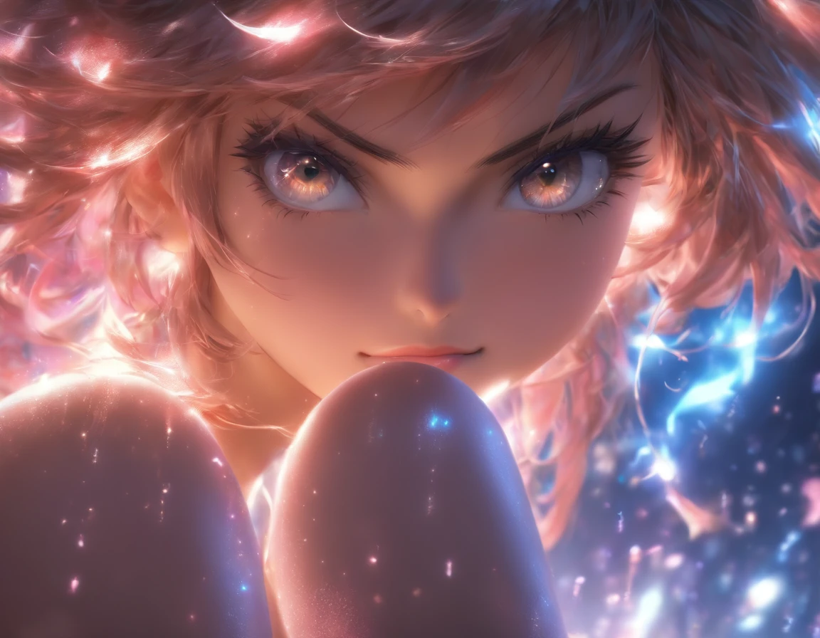 (((masterpiece))), ((((best quality))), ((super detailed)), (picture), (light with details), ((very delicate and beautiful)), (eyes with details beautiful), adult woman, gninger, big breast, nude