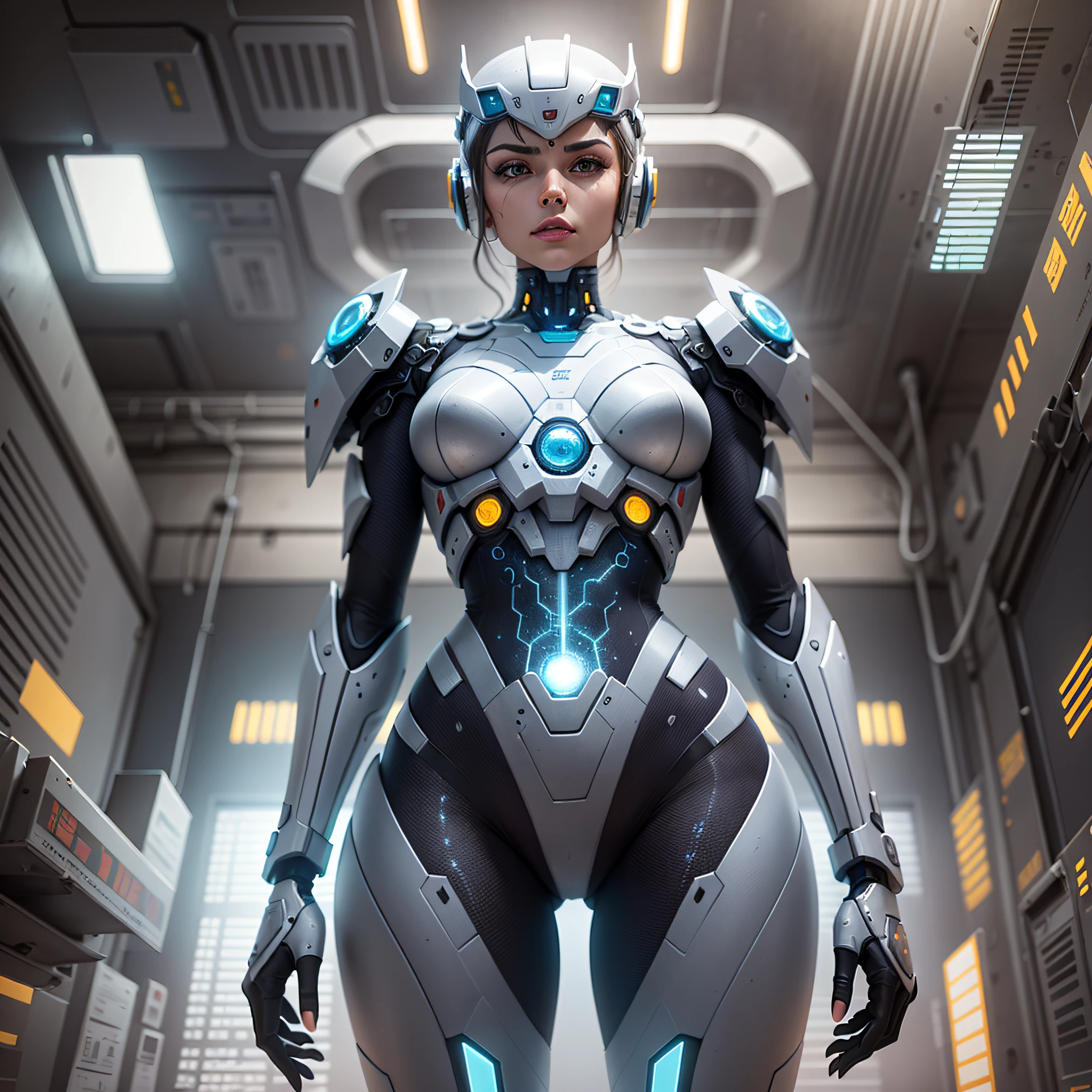 A female robot modeled after a retro tin toy., nffsw, retinas, masutepiece, ccurate, Anatomically correct, Textured skin, Super Detail, high details, High quality, awardwinning, Best Quality, hight resolution