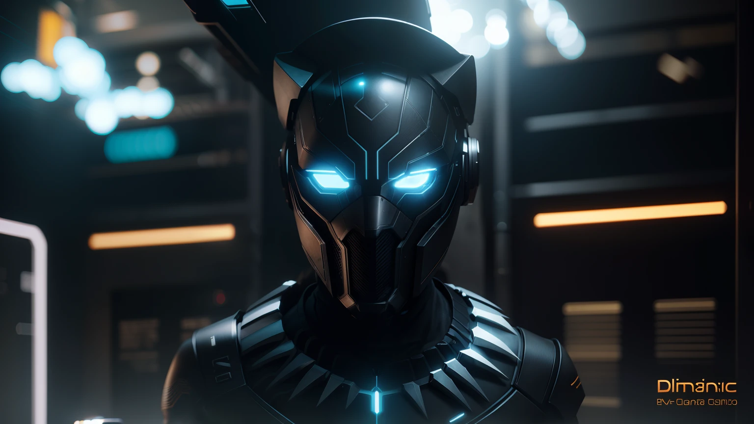 Dinemic ultra quality realistic cg highly cyber dark sci-fi cinematic quality