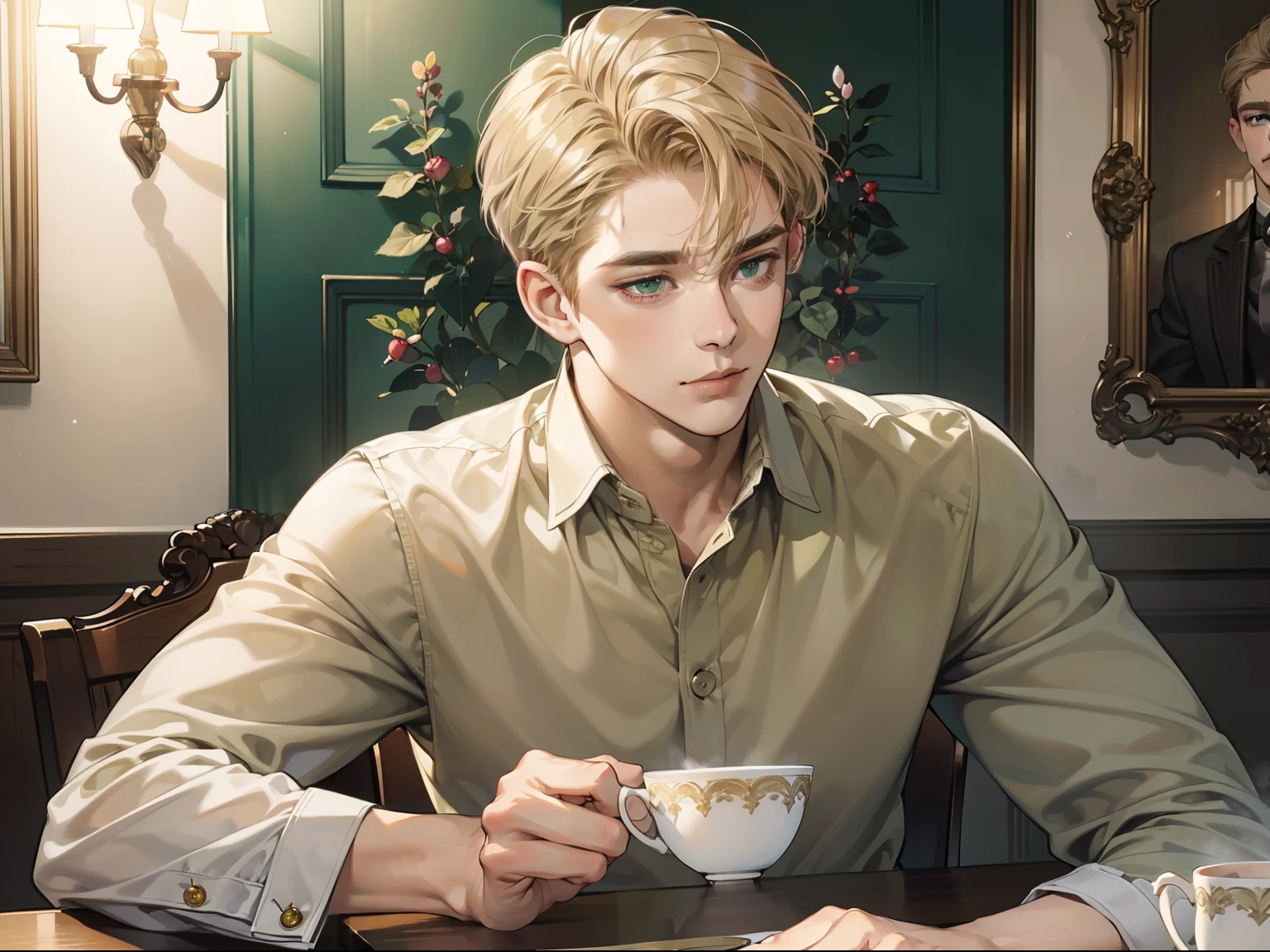 A blonde British rich ??? that is extremely rude and likes tea
