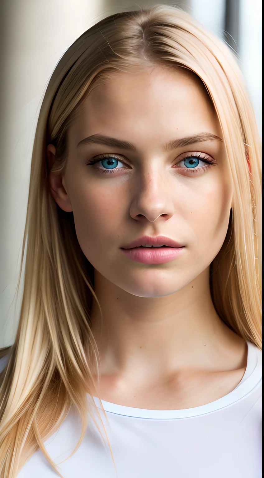 angel, armor gold (masterpiece, best quality, high resolution:1.4), 1girl, angel, skin pores texture, Hair blonde, HD , Photography, movie, cinematic, full Body, Realistic, (8k, RAW photo, best quality, masterpiece:1.2), (realistic, photo-realistic:1.33), best quality, detailed eyes blue, cute,natural lighting, depth of field, film grain, wrinkled skin, sharp, detailed and realistic portrait of a woman ,(freckles:0.5) , outside, wearing a white t shirt, staring at camera, chapped lips, soft natural lighting, portrait photography, magical photography, dramatic lighting, photo realism, ultra-detailed, intimate portrait composition, Leica 50mm,