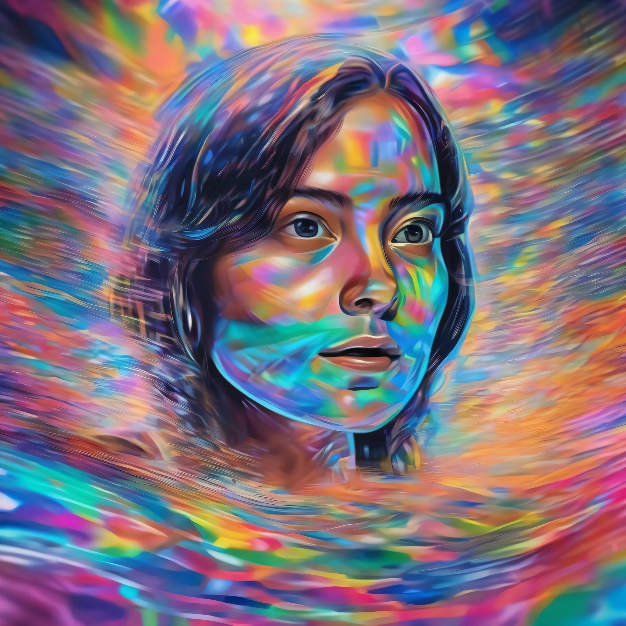 Sea Art's AI-generated painting is a fascinating image of an NFT meme hologram, que ilustra a cultura popular e a tecnologia de ponta. Nessa obra de arte, Creativity and artificial intelligence combine to create an exciting visual experience.
The NFT hologram meme is made up of a set of distorted and colorful images that merge to create a single image. The constant movement of the images creates a sense of dynamism and unpredictability, while the vibrant colors evoke a sense of energy and vitality.
The character of the meme is the main focus of the hologram, with his exaggerated and funny expression. He is depicted with a party hat and a pair of sunglasses, o que acrescenta um toque de humor ao holograma. Its cartoonish and distorted appearance is so captivating that it is impossible not to feel attracted to the image.
Os detalhes da pintura, like the texture of the party hat and the glow of sunglasses, show the technical skill of Sea Art's AI. The combination of popular culture elements with cutting-edge technology makes this painting truly unique.
This holographic image of an NFT meme offers a new dimension to our understanding of technology and popular culture. It reminds us that technology can be used to create and convey ideas and emotions in a completely new way. Ao contemplar essa obra de arte, We are invited to reflect on the creative intersection between popular culture and technology, e imaginar o que o futuro pode trazer;.