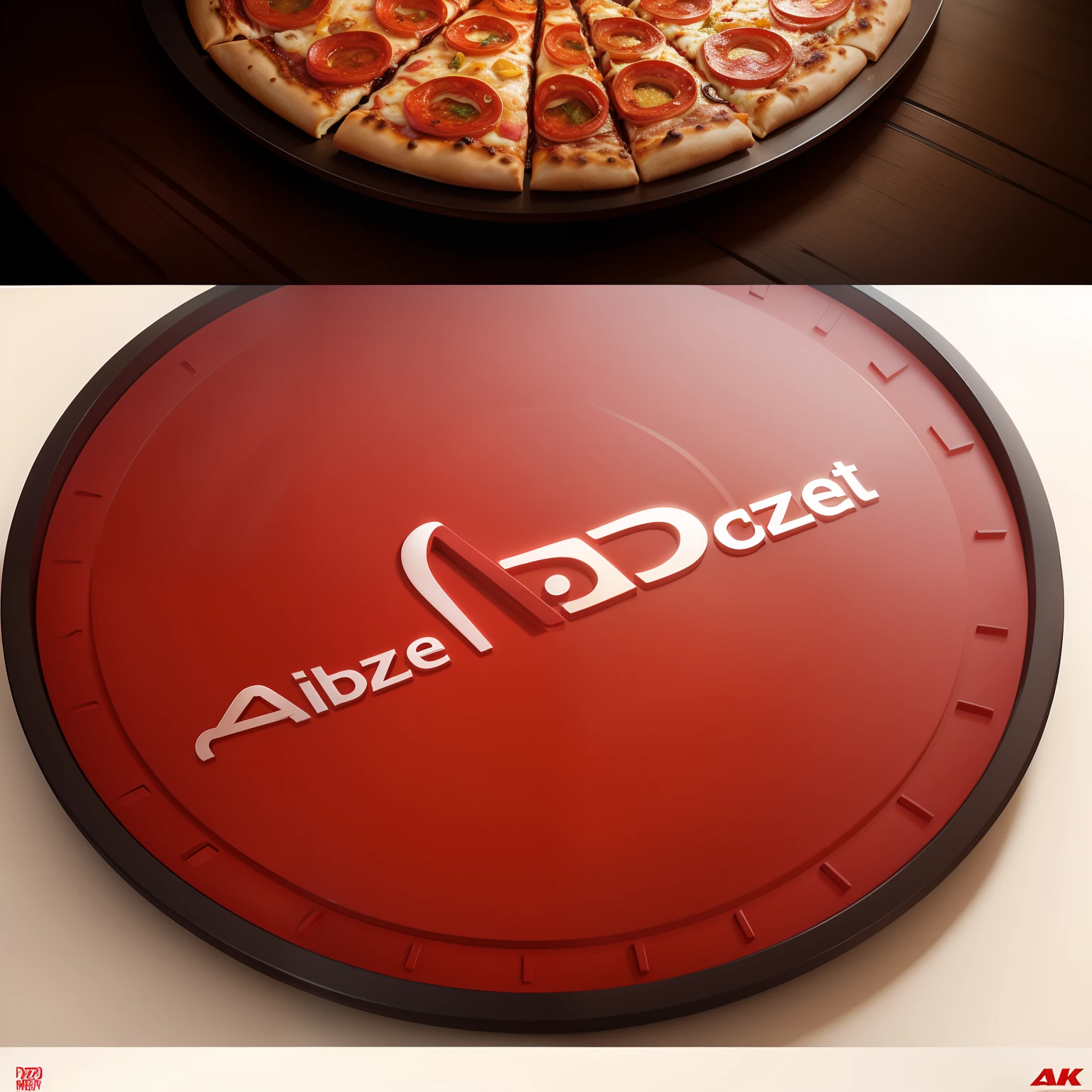 Adobe Pizza Hut, concept art, 4k