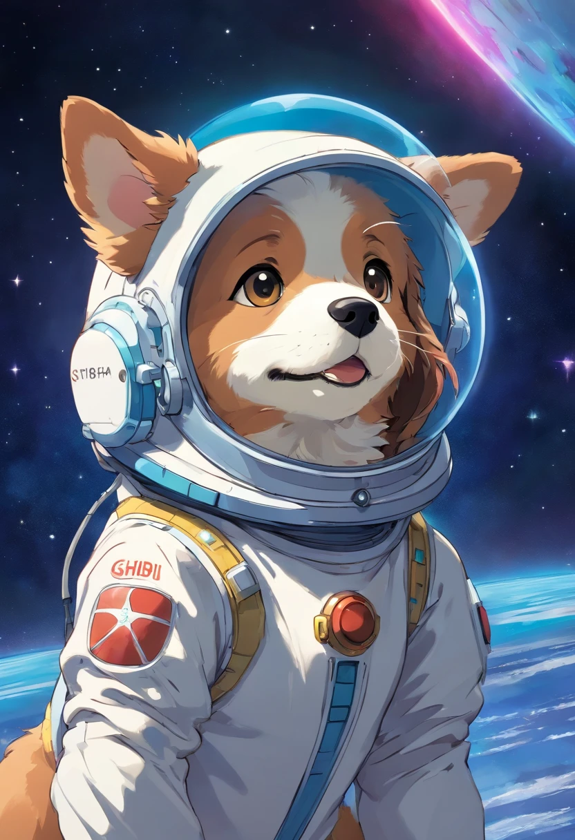 Puppy in a spacesuit,Odyssey in space