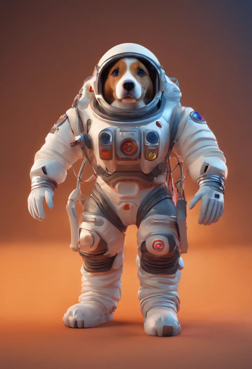 Puppy in a spacesuit，Odyssey in space