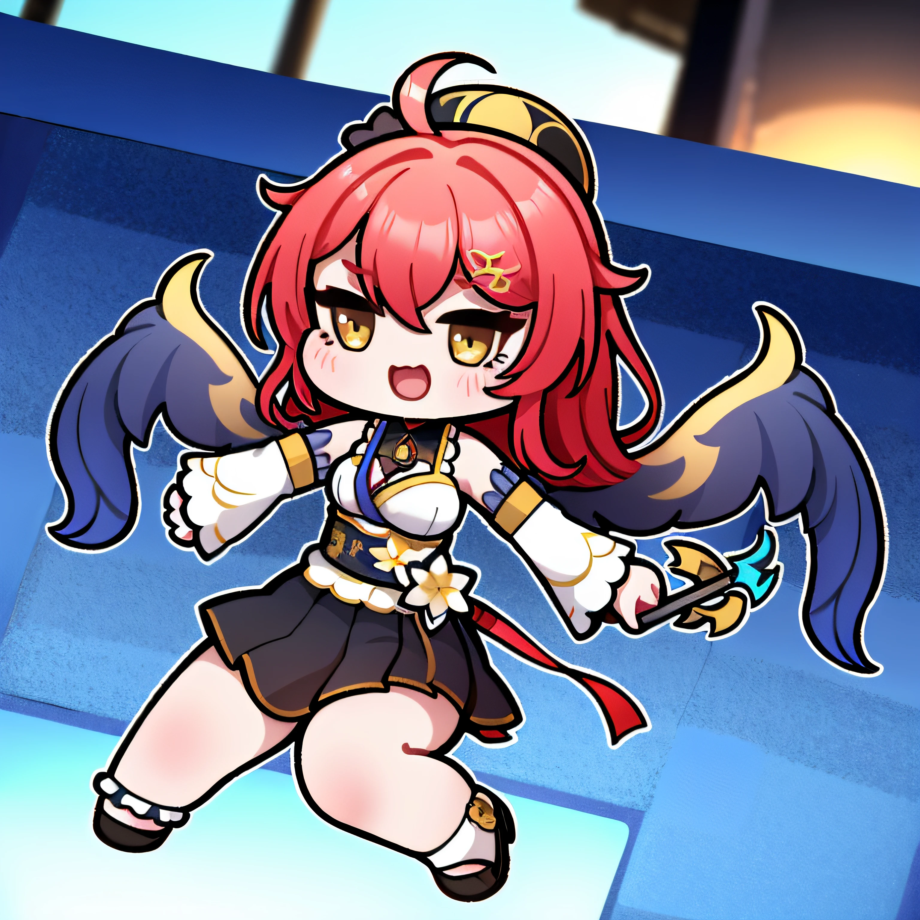 xiaoren,chibi,1 girl,solo,nahida_genshin,