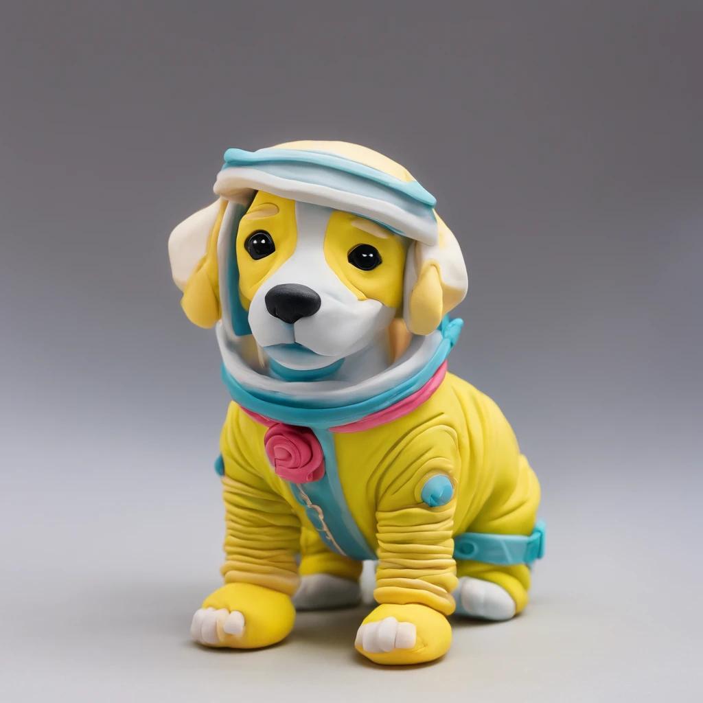 Puppy in a spacesuit，Odyssey in space