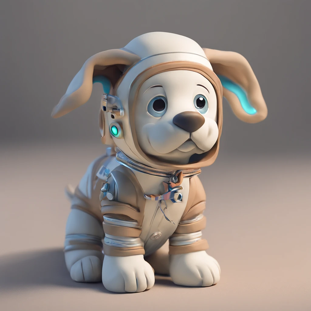 Puppy in a spacesuit,Odyssey in space