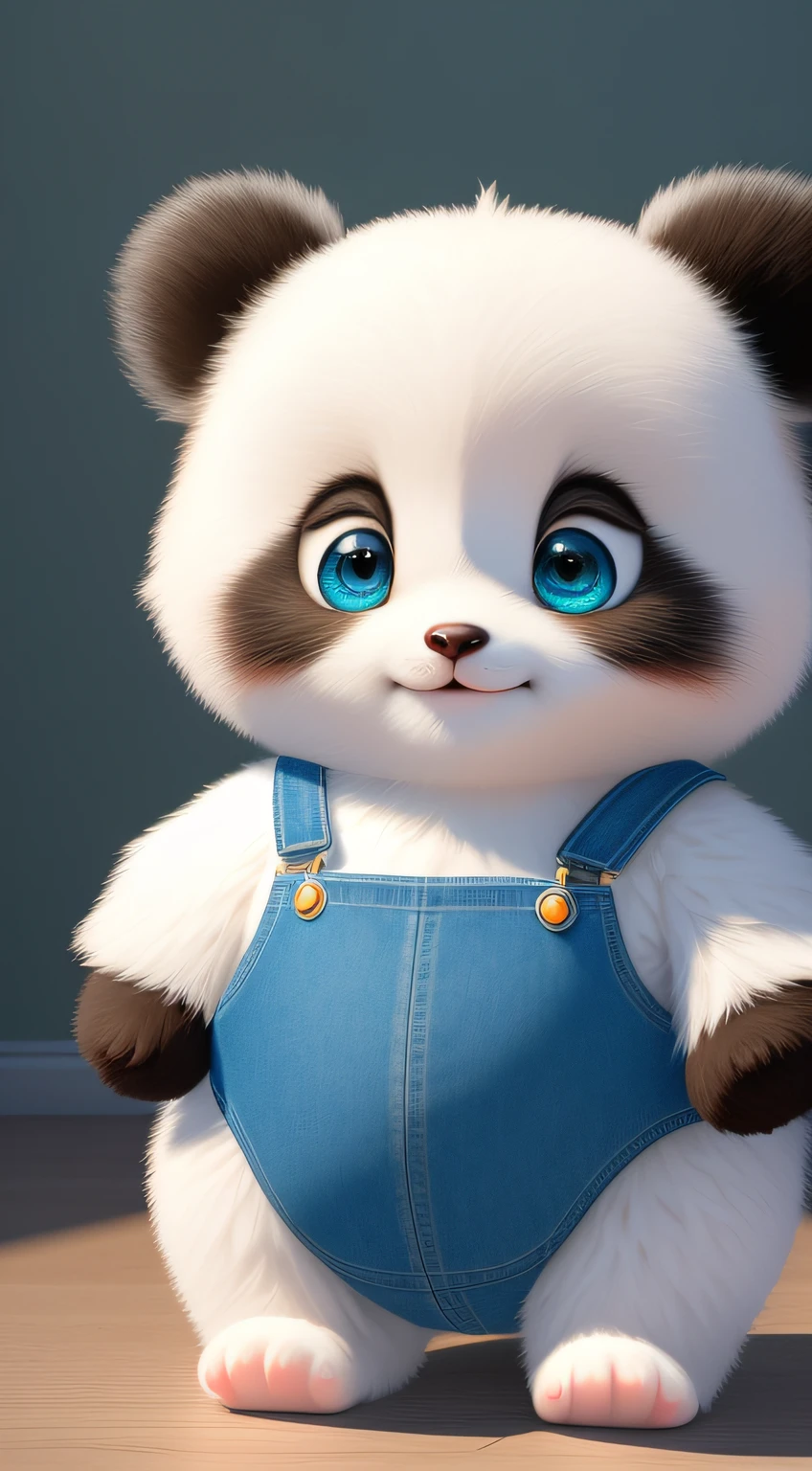 (masterpiece), (best quality), (ultra-detailed), (full body:1.2), Super cute, Baby, Pixar, Baby panda in pajamas, Big bright eyes, Fluffy, Smile, Delicate and fine, Fairy tales, Incredibly high detailed, Pixar style, Bright color palette, Natural light, Simple background with pure color, Octane render, Trending on Artstation, Gorgeous, Ultra wide angle, 8k, HD, Realistic