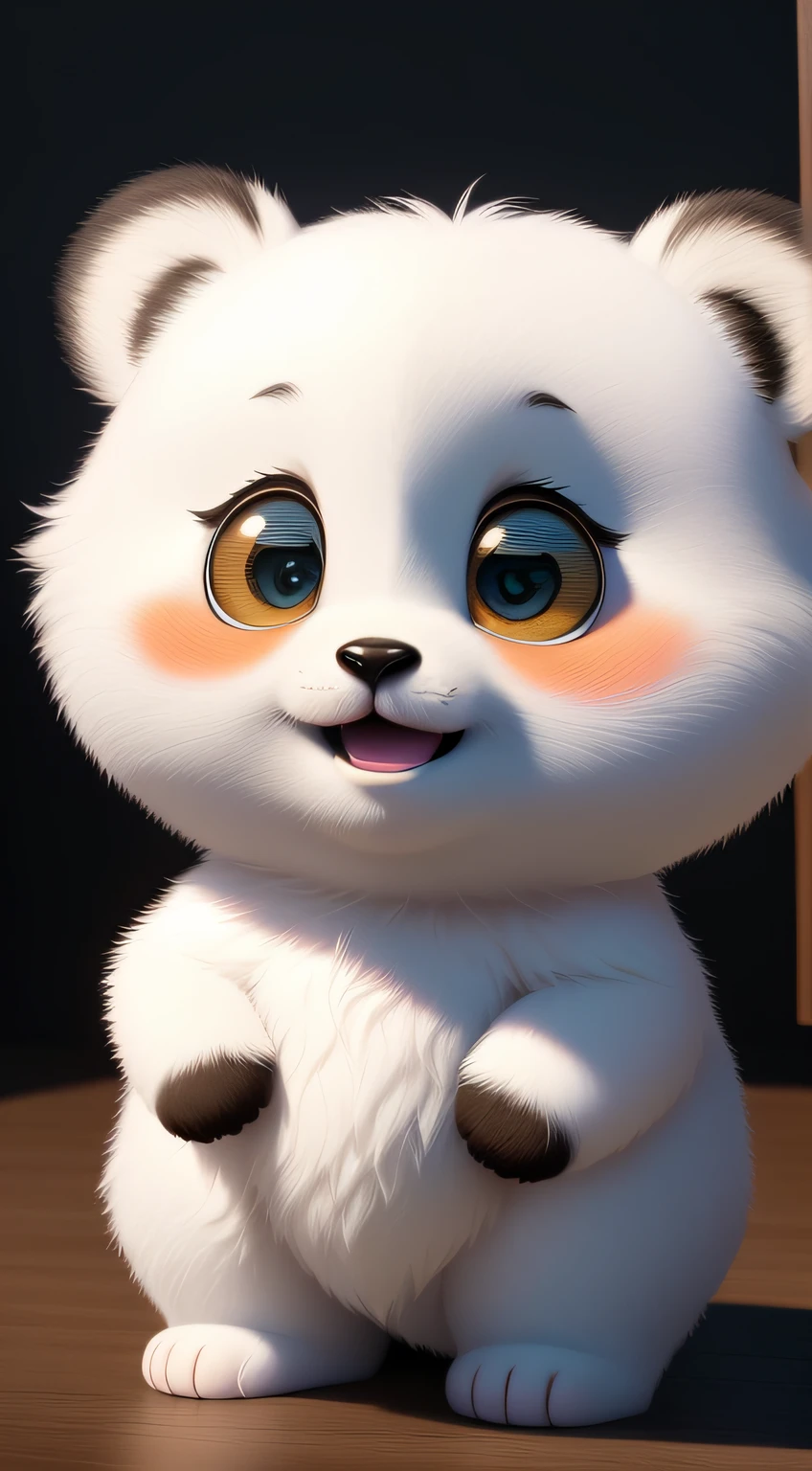 (masterpiece), (best quality), (ultra-detailed), (full body:1.2), Super cute, Baby, Pixar, Baby panda in pajamas, Big bright eyes, Fluffy, Smile, Delicate and fine, Fairy tales, Incredibly high detailed, Pixar style, Bright color palette, Natural light, Simple background with pure color, Octane render, Trending on Artstation, Gorgeous, Ultra wide angle, 8k, HD, Realistic