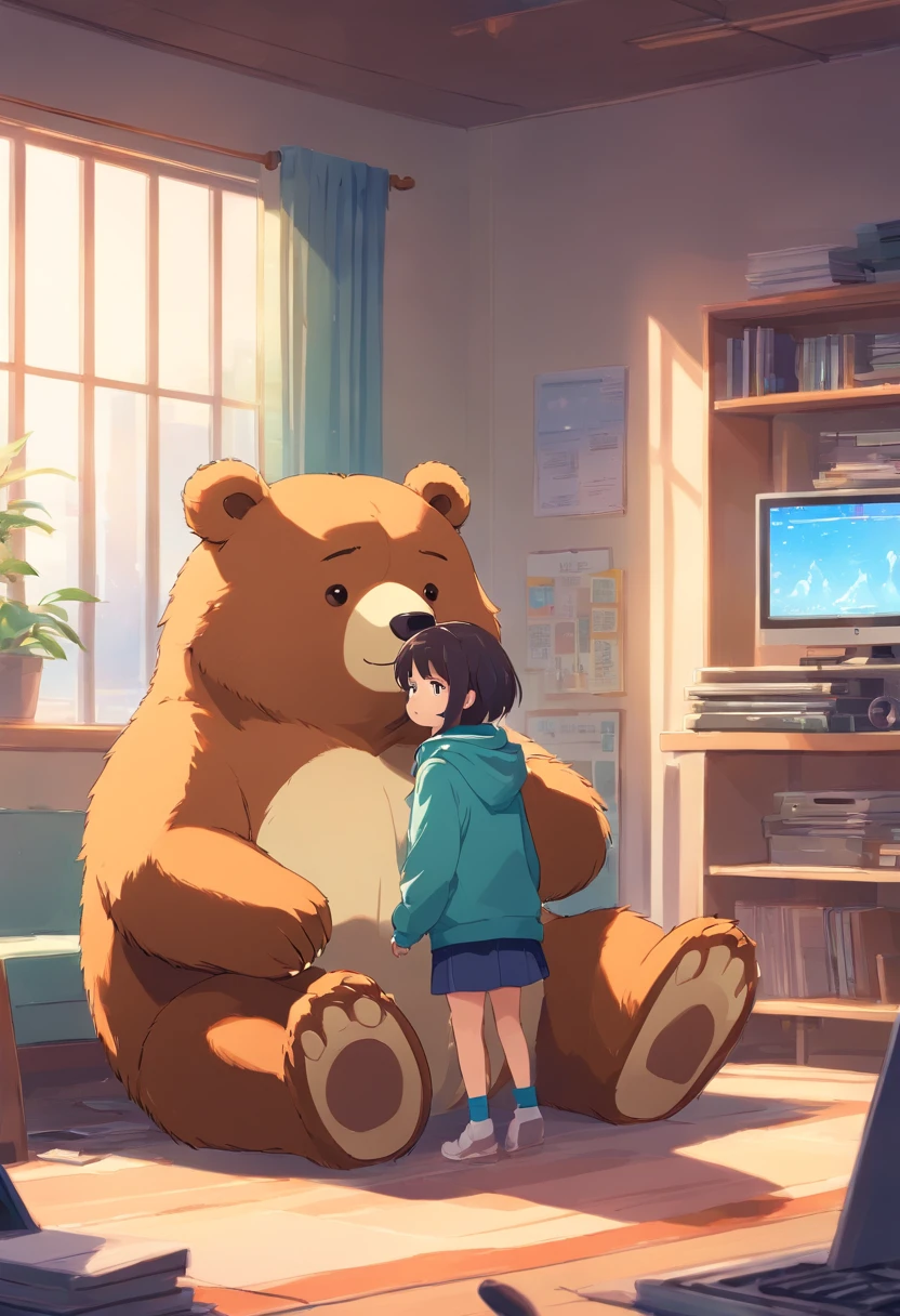 Like cute bear characters in the game.