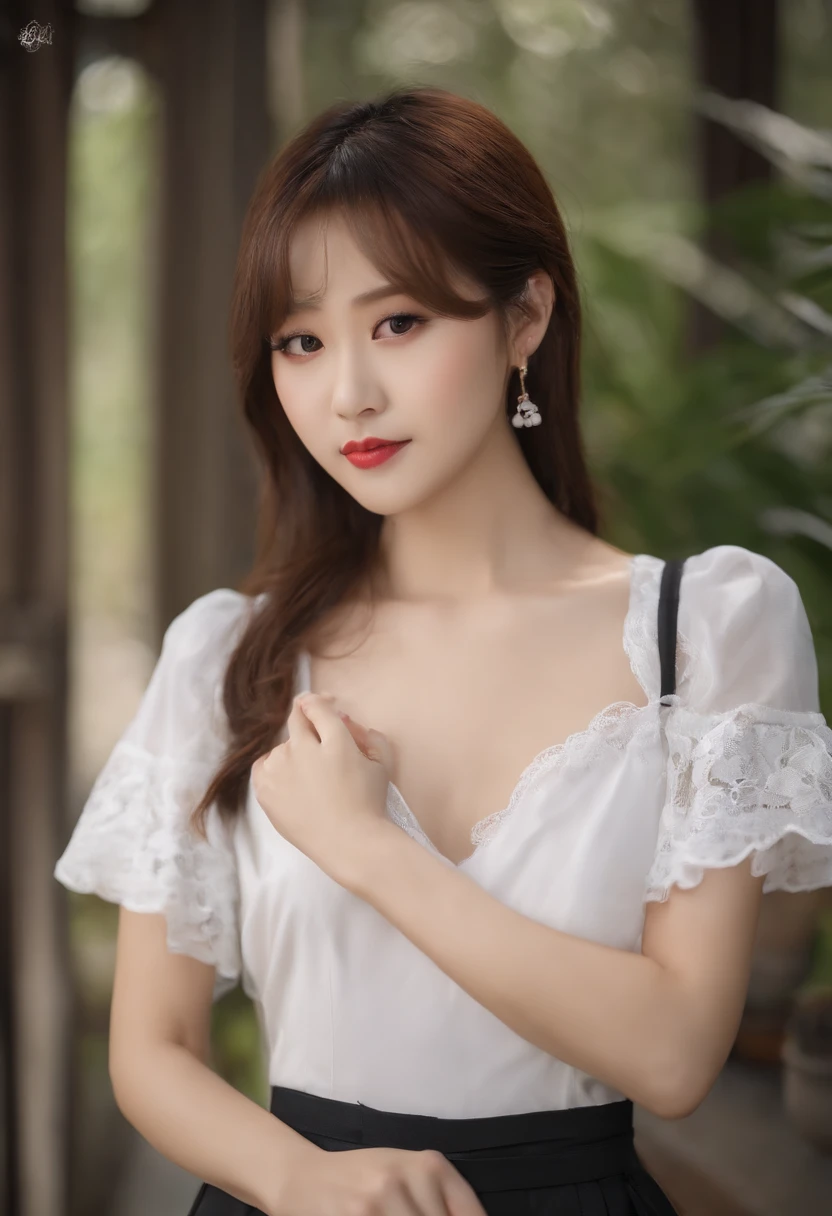 Women with big breasts, beautifull asian girl ever, An Asian girl, a sexy girl、cleavage of the breast、 奈良美智, a Korean girl, Beautiful Asian Woman, goddess of Japan, girl cute-fine face, 8K)), 4 k ], 4K], A sexy :8, Sexy gaze, Japan Person Model、Shorthair woman、National beautiful girl、a beauty girl、Sister、light skinned、Legs are visible、gargantilha、Double eyelids、Various poses、Hands raised、Standing and posing、hi-school girl、Two women are pictured、Women hugging each other、Wearing a uniform、