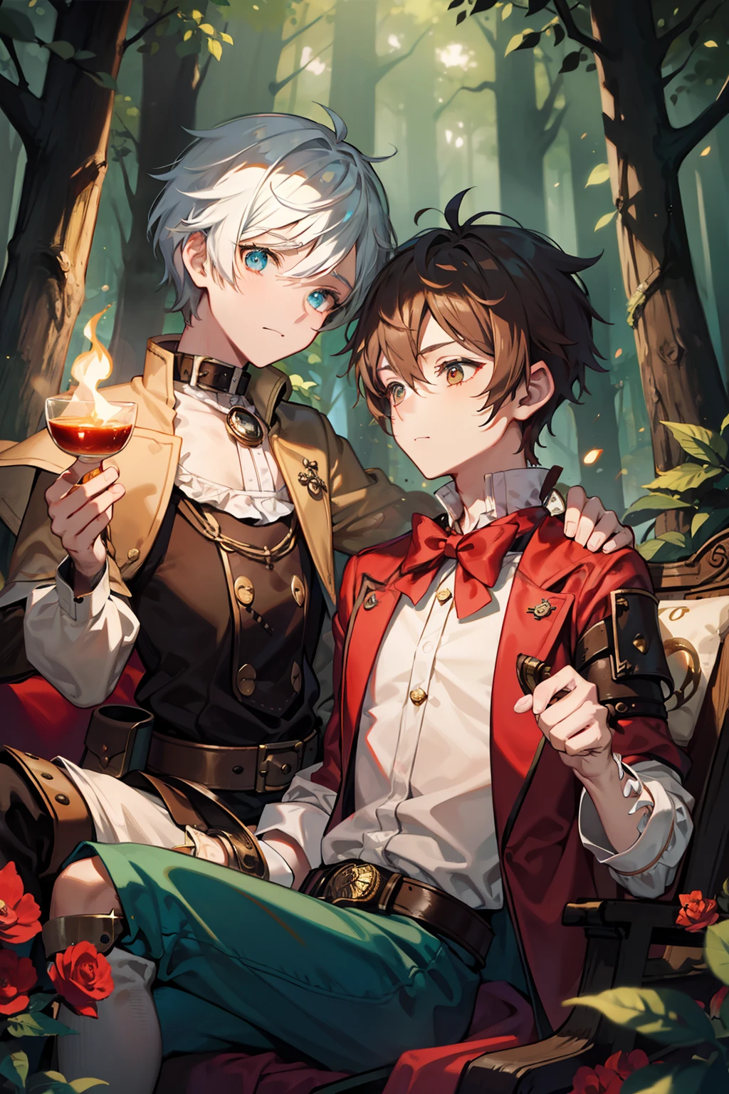 male people twinks {{ember}} steampunc tea parties Wonderland The World of Fairy Tales in woods