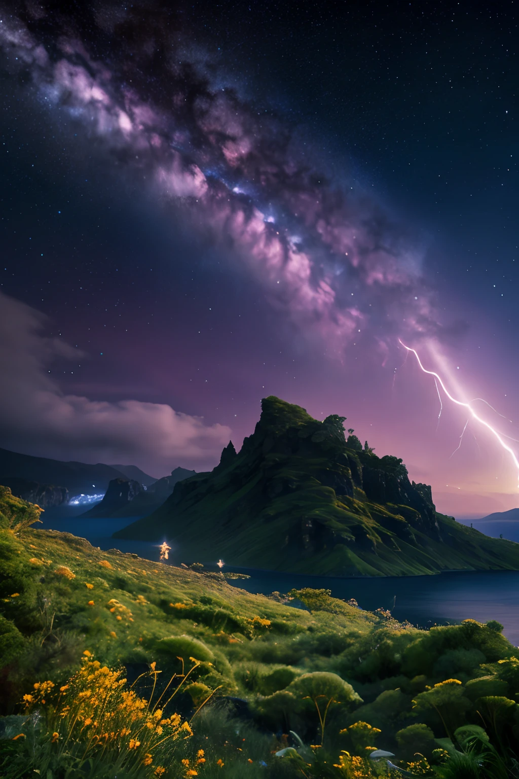 Planet from space, cosmic, green, land, ocean, alien, solar system, colorful, fruitful, habitable, alien land, purple oceans, ice, birds, planet light years away, big, exoplanet, 8K resolution, ultra detailed,  Fantasy vibe, centered, dreamlike, intricate detail,  Cinematic Lightning, Unreal Engine, Realistic, Photorealistic, Hyper-detailed, insane details, Super-Resolution, Megapixel, FKAA, TXAA, RTX, SSAO, Post Processing. good composition, good proportions, good design, realistic sky,  (highest quality, award winning, masterpiece:1.3), (((natural colors))), (photorealistic:1.4), in the style of british artist John Martin