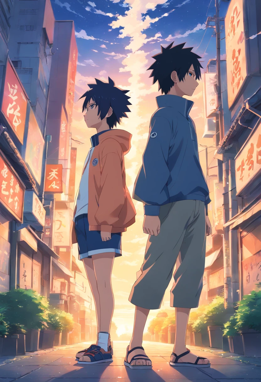 Naruto and Sasuke