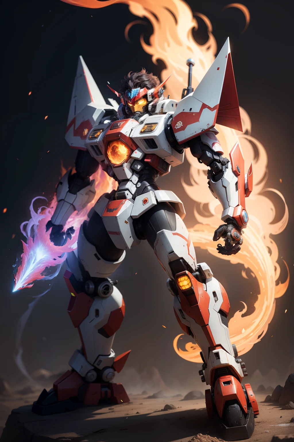 Mecha Fire Elemental Zodiac Monkey
