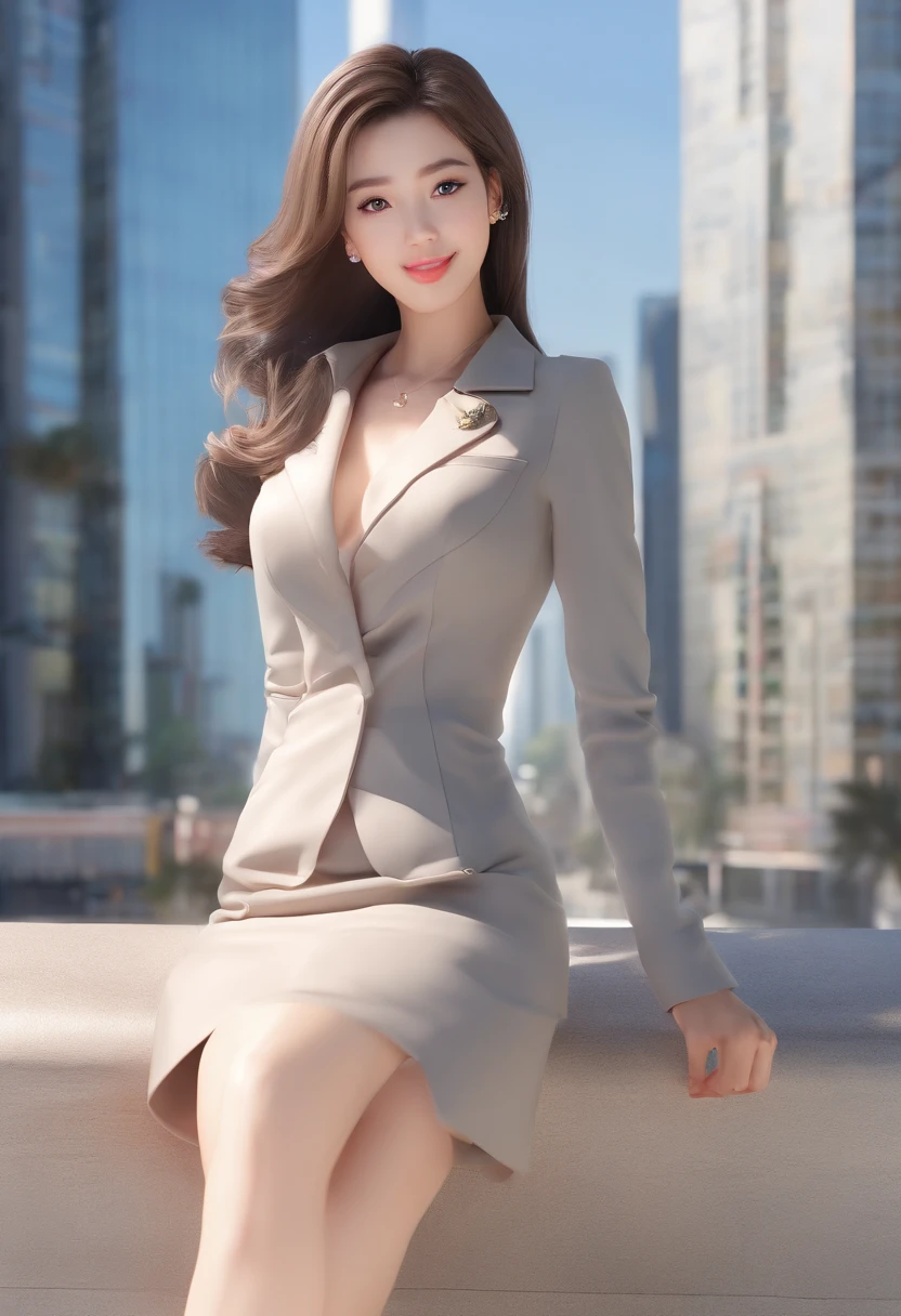 minigiantess,Full body photo,gtscity,skyscraper,korean beauty,sheath dress,Big breasts,(Long legs:1.5),Extremely tall girl,Beautiful looks,No branding,Perfect lighting,Cinematic quality,8K,High quality,(GTS:1.5),ground view,stepping,rampage